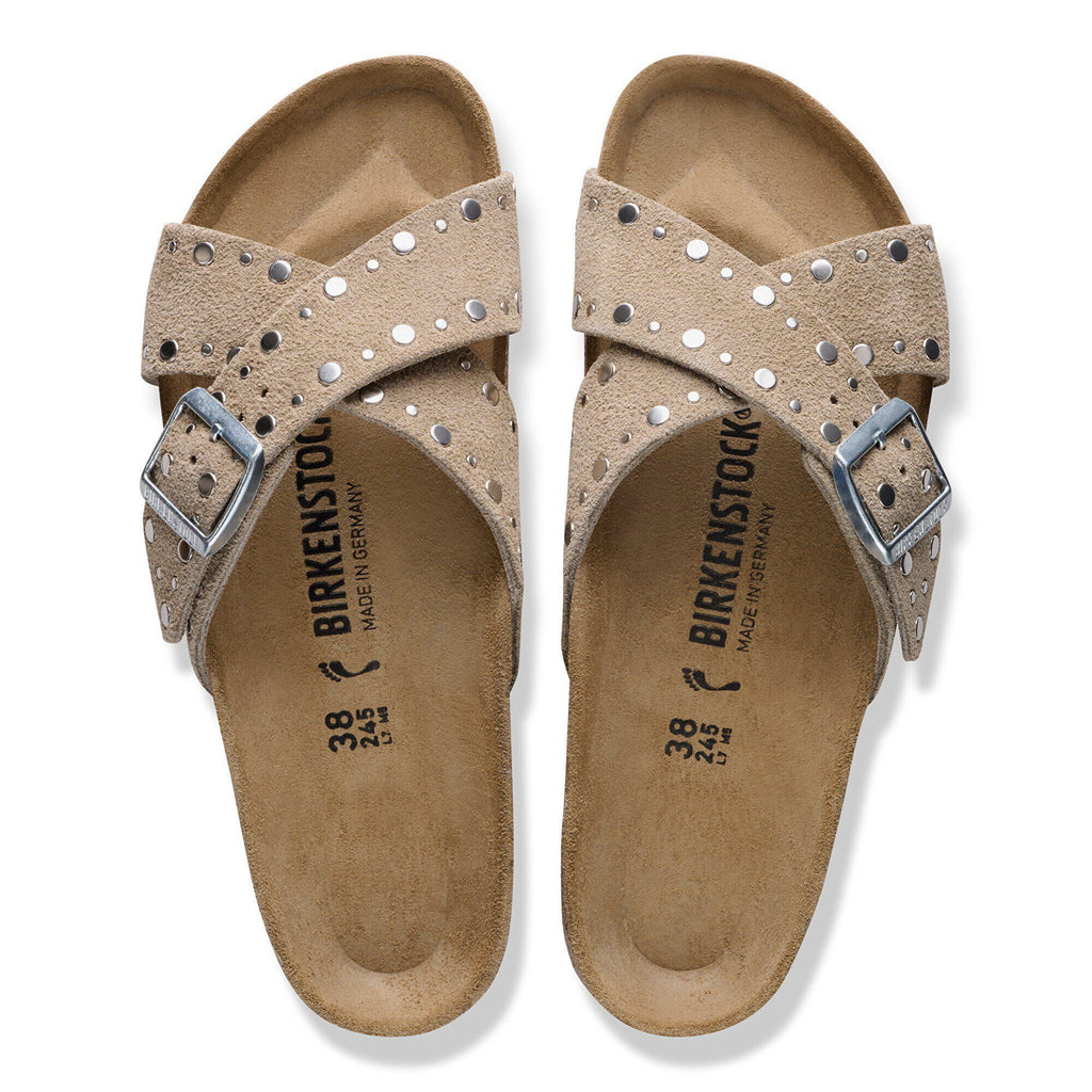 Siena Rivet Suede Leather