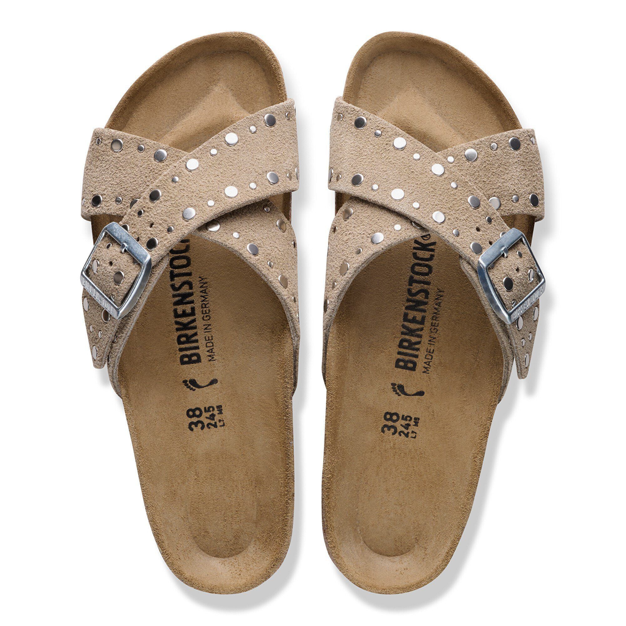 Siena Rivet Suede Leather
