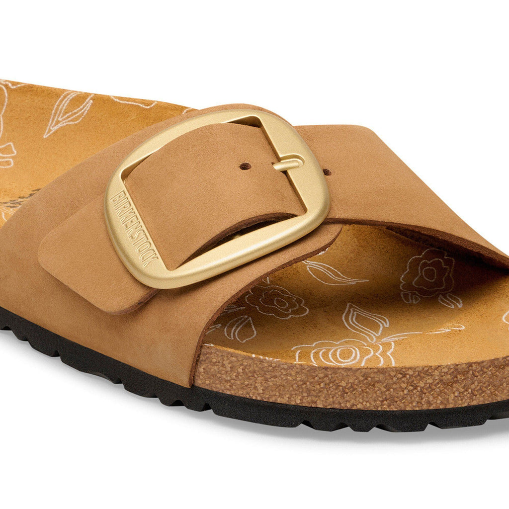 Madrid Big Buckle Nubuck Leather