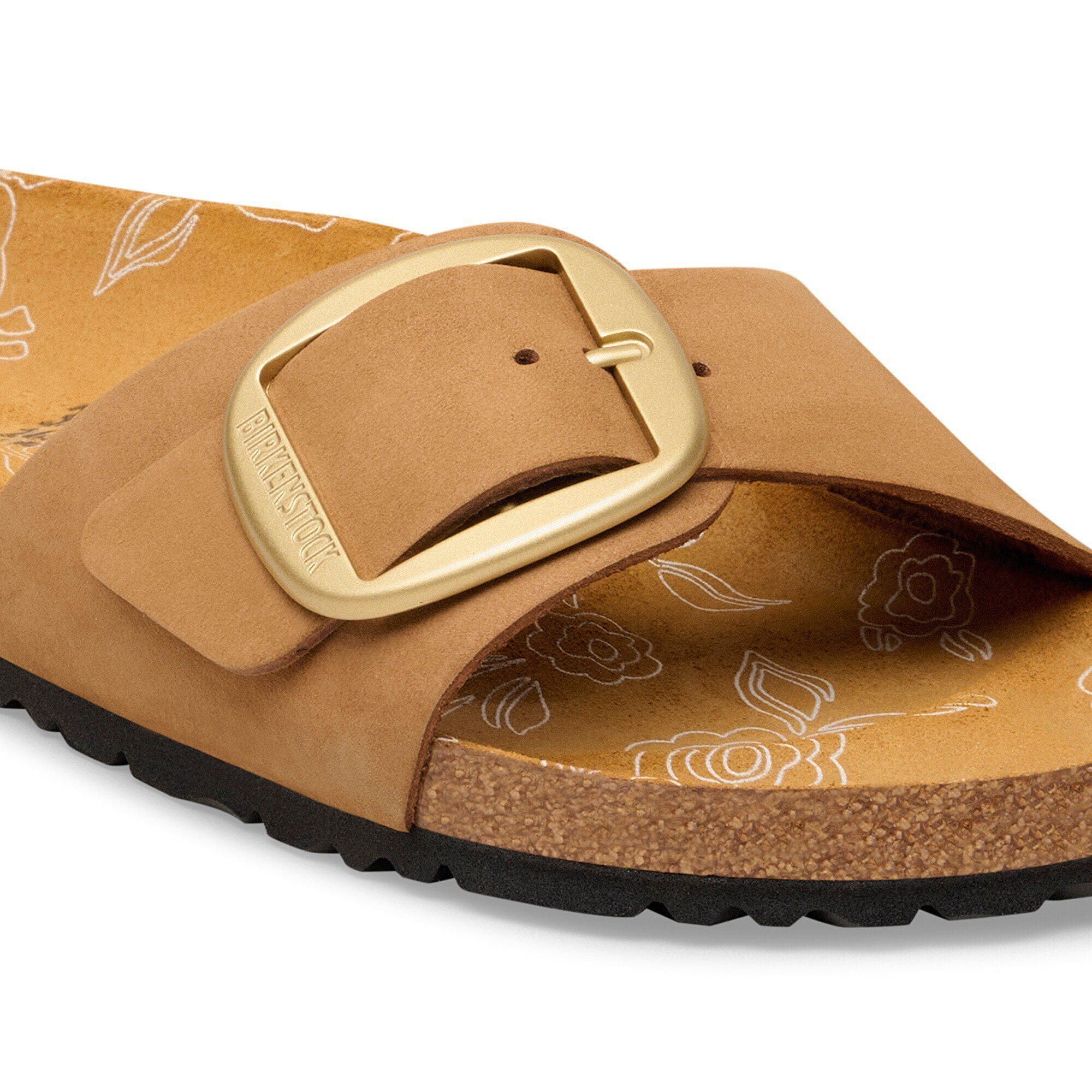 Madrid Big Buckle Nubuck Leather