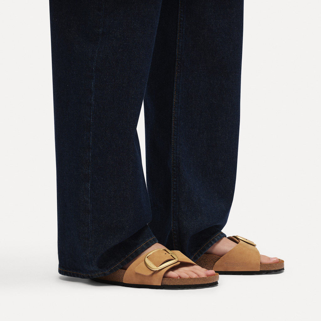 Madrid Big Buckle Nubuck Leather