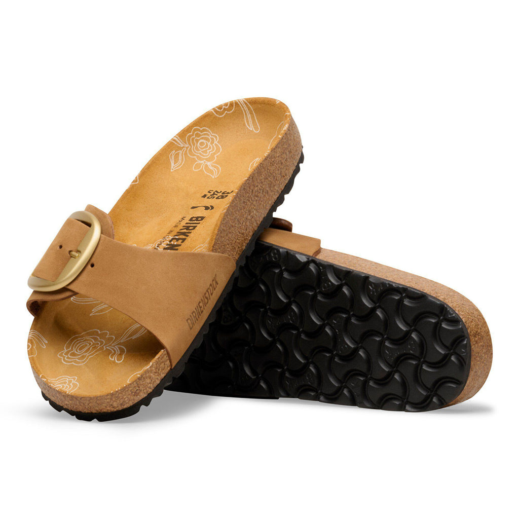 Madrid Big Buckle Nubuck Leather