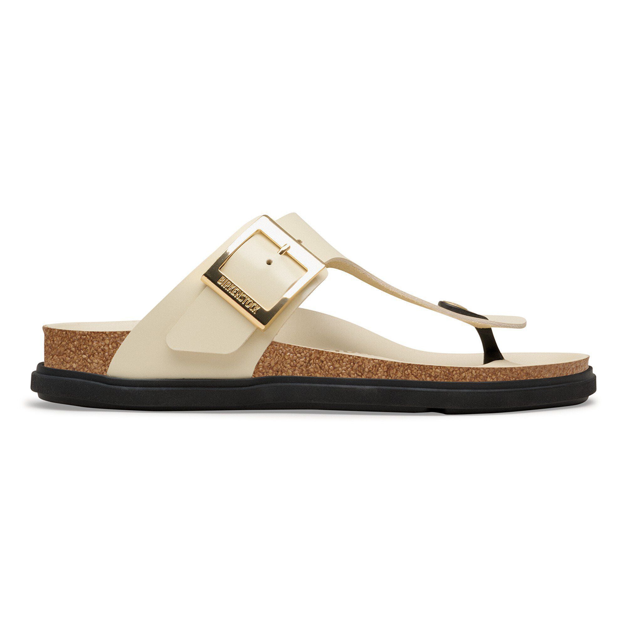 Gizeh Droplet Buckle Natural Leather Patent