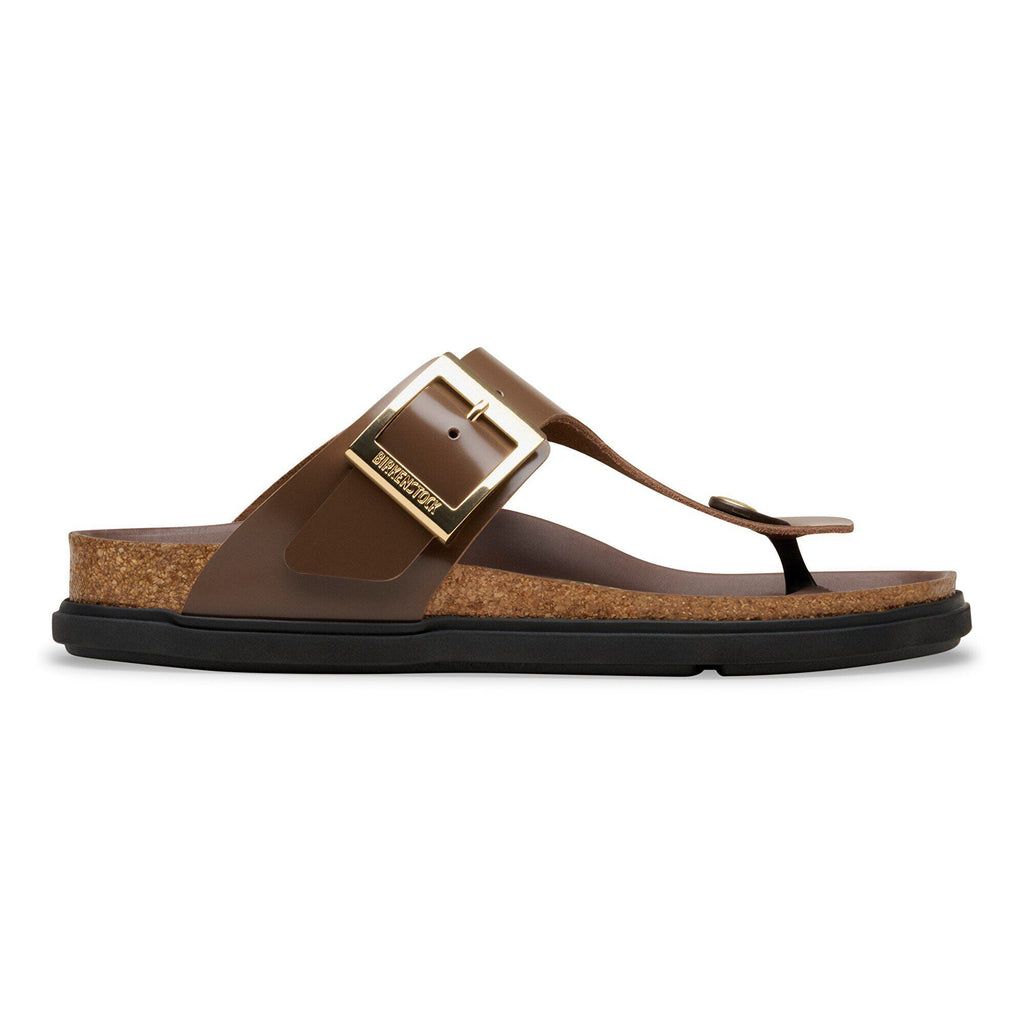Gizeh Droplet Buckle Natural Leather Patent