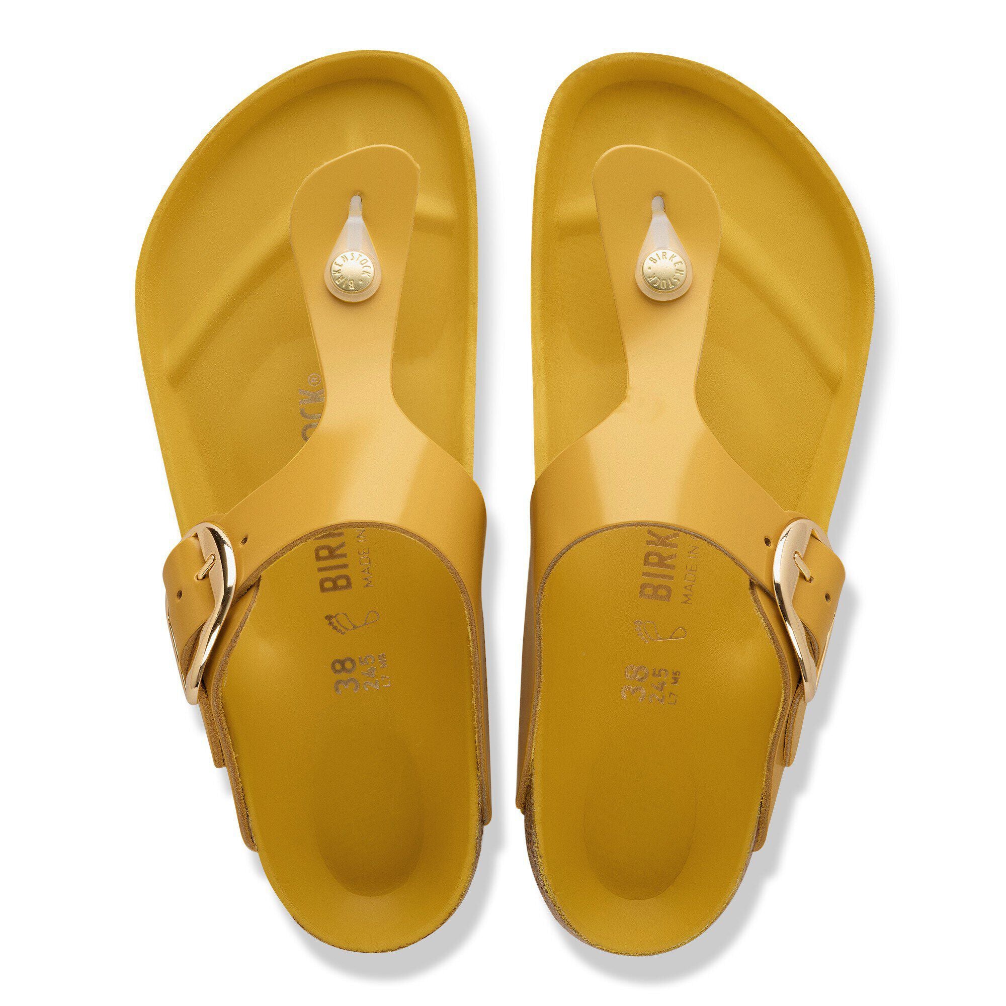 Gizeh Big Buckle Natural Leather Patent