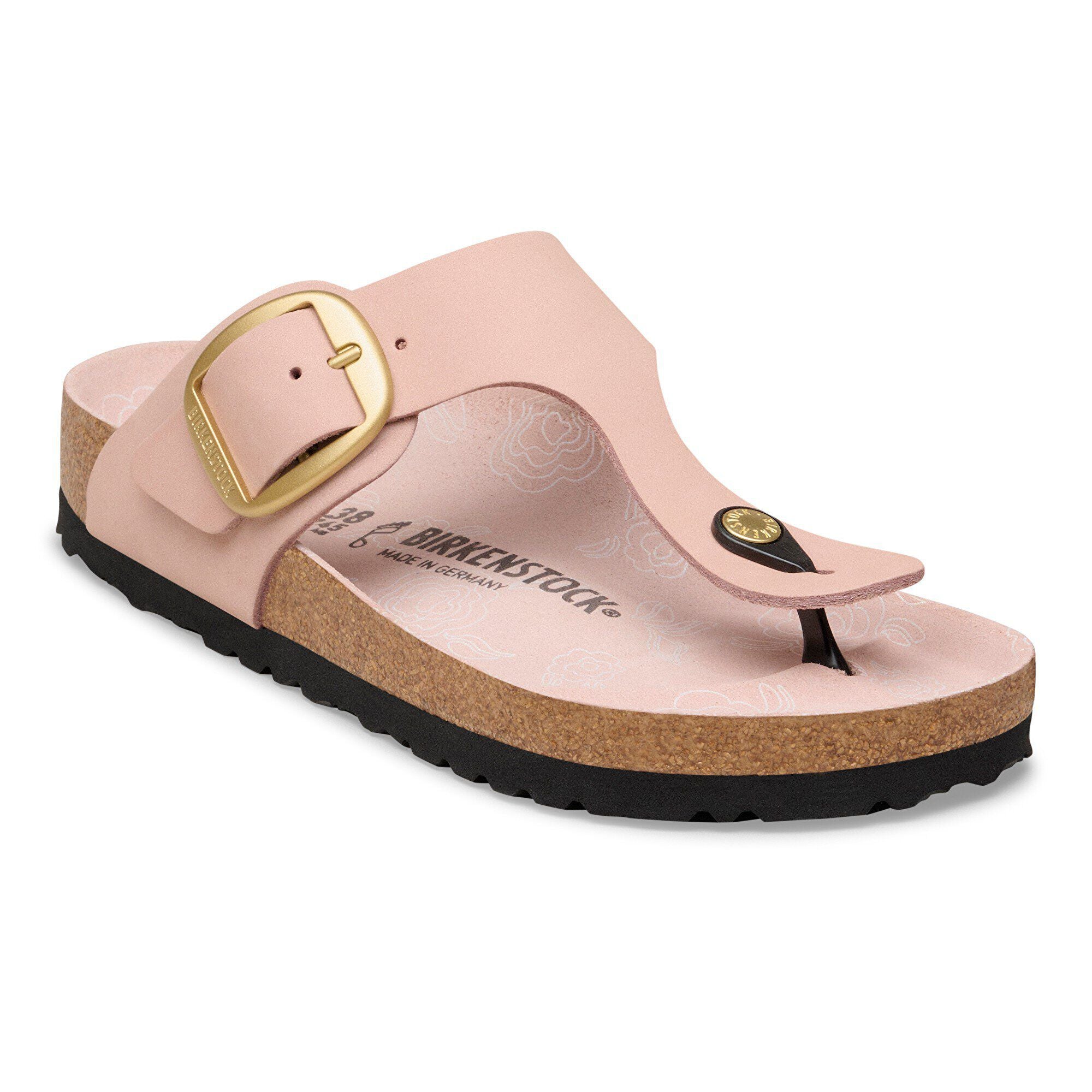 Gizeh Big Buckle Nubuck Leather