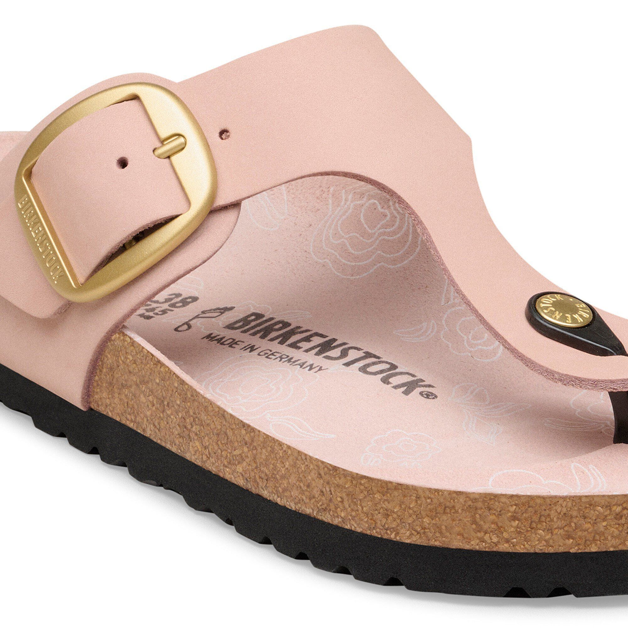 Gizeh Big Buckle Nubuck Leather
