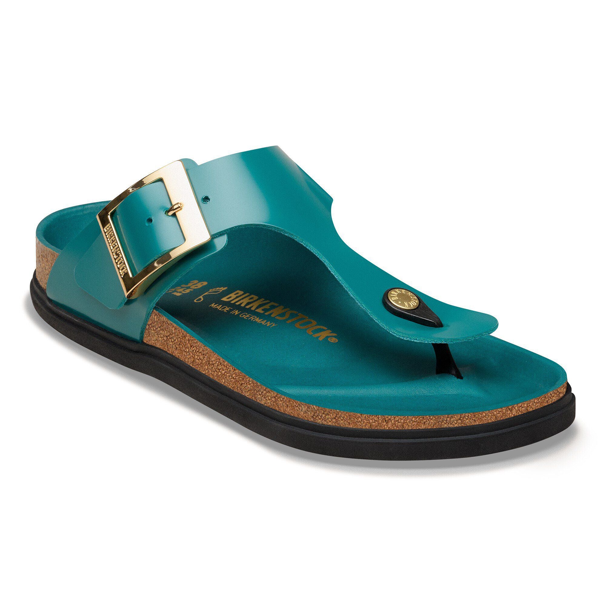 Gizeh Droplet Buckle Natural Leather Patent