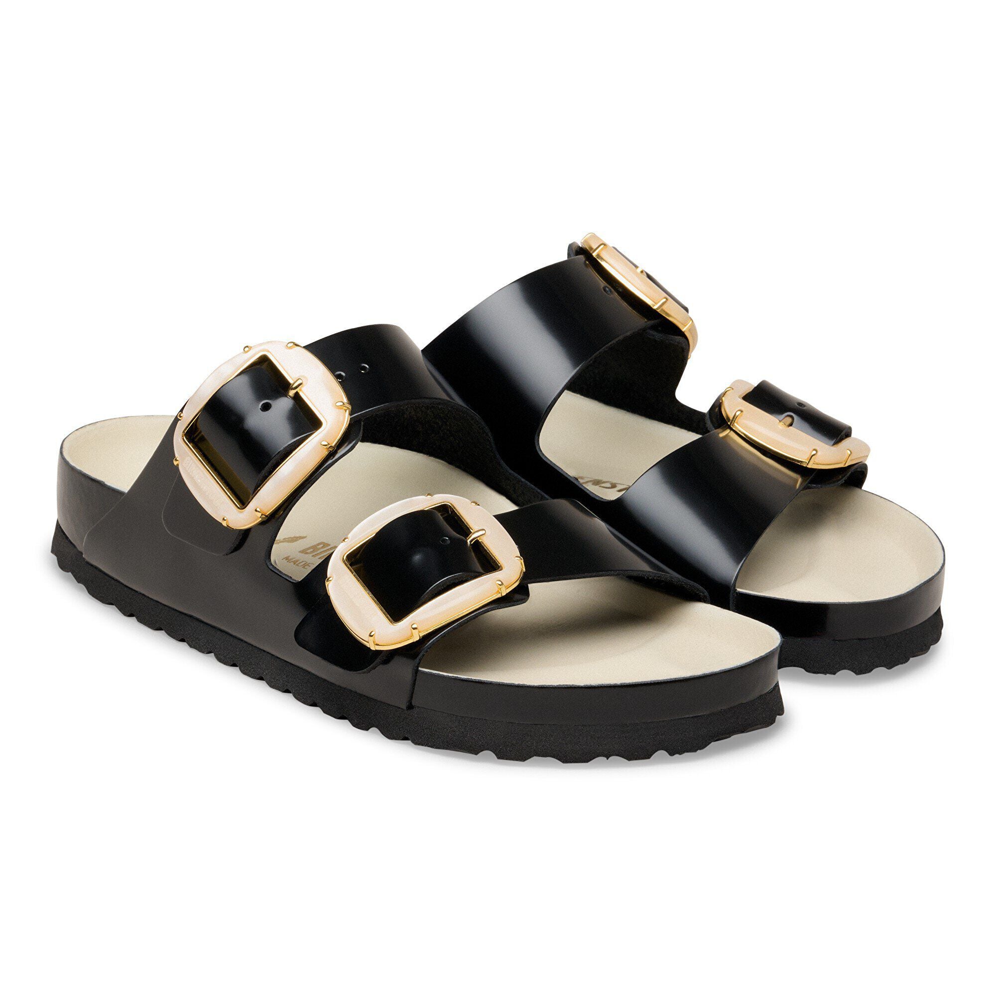 Arizona Big Buckle Natural Leather Patent
