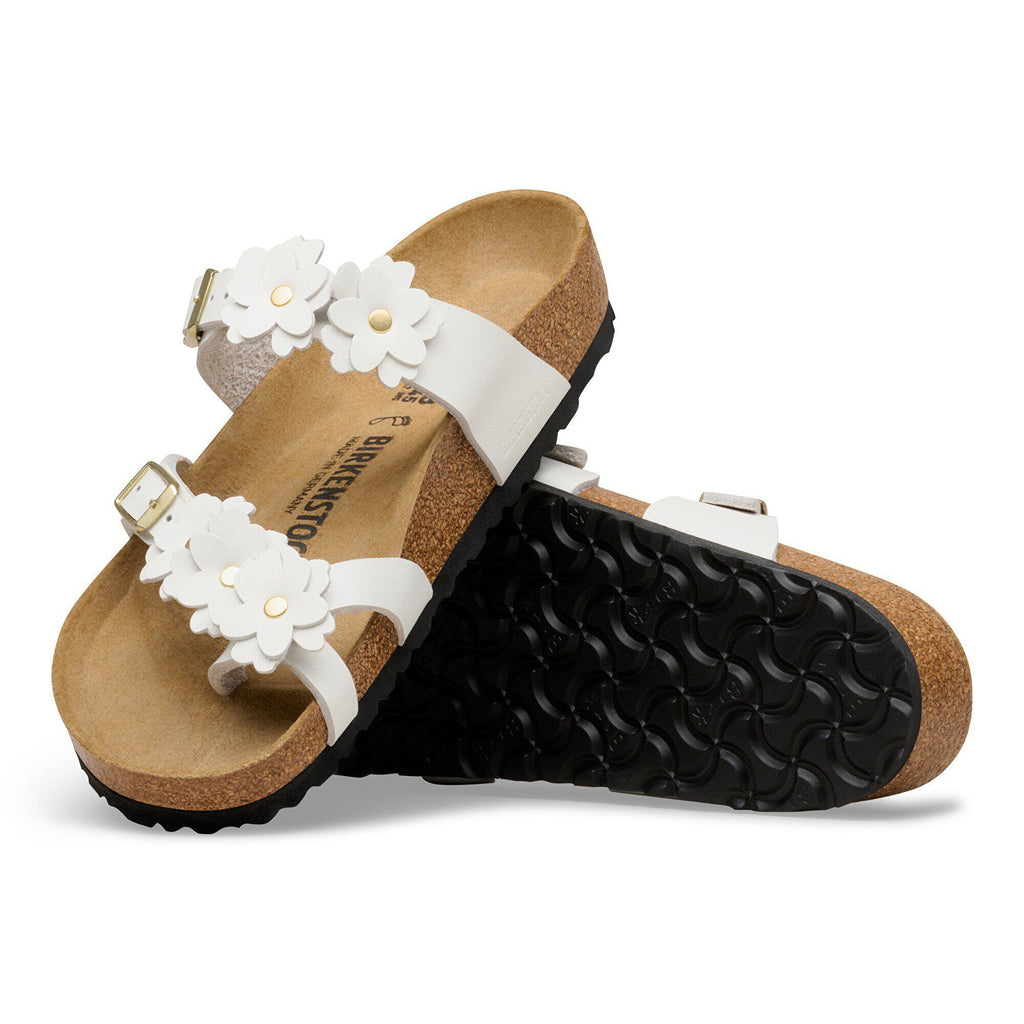 Mayari Flower Embellishment Natural Leather