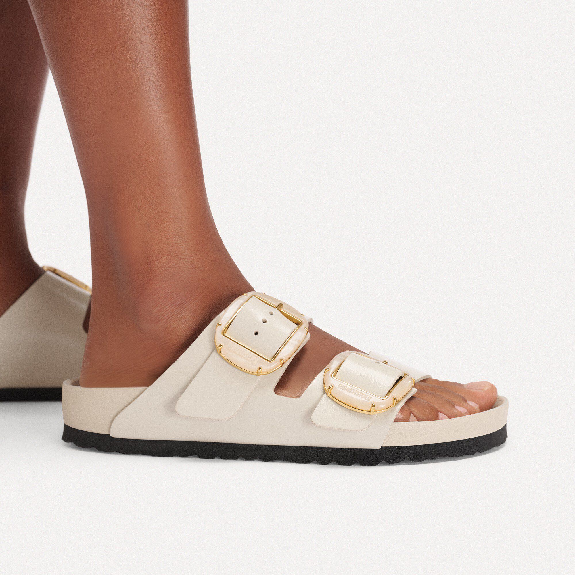 Arizona Big Buckle Natural Leather Patent