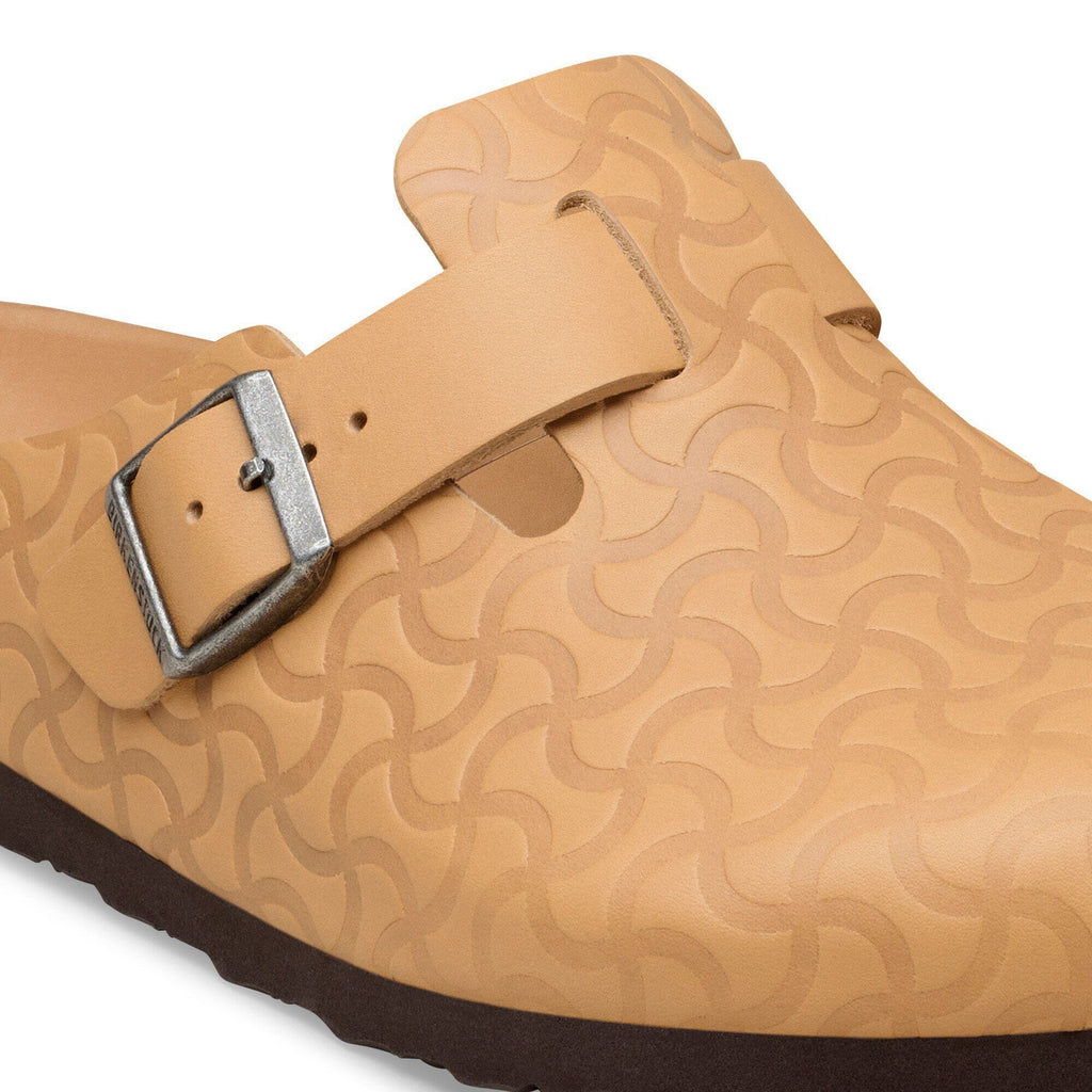 Boston Natural Leather Embossed