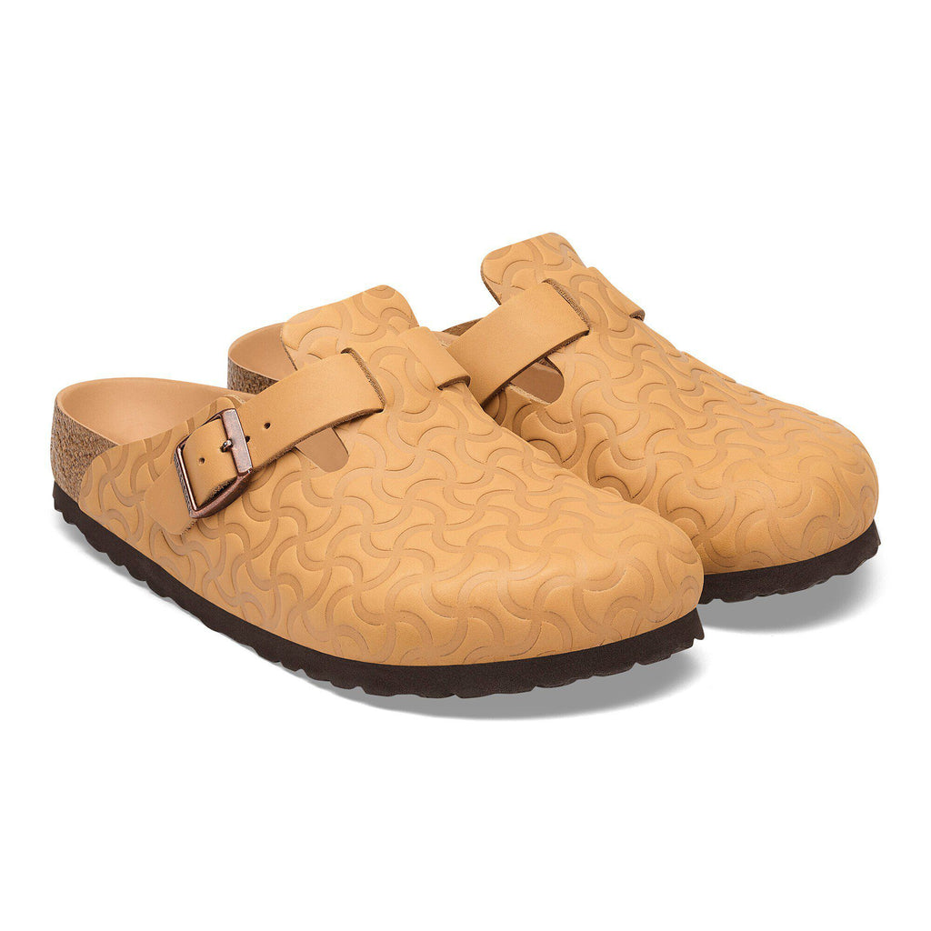 Boston Natural Leather Embossed