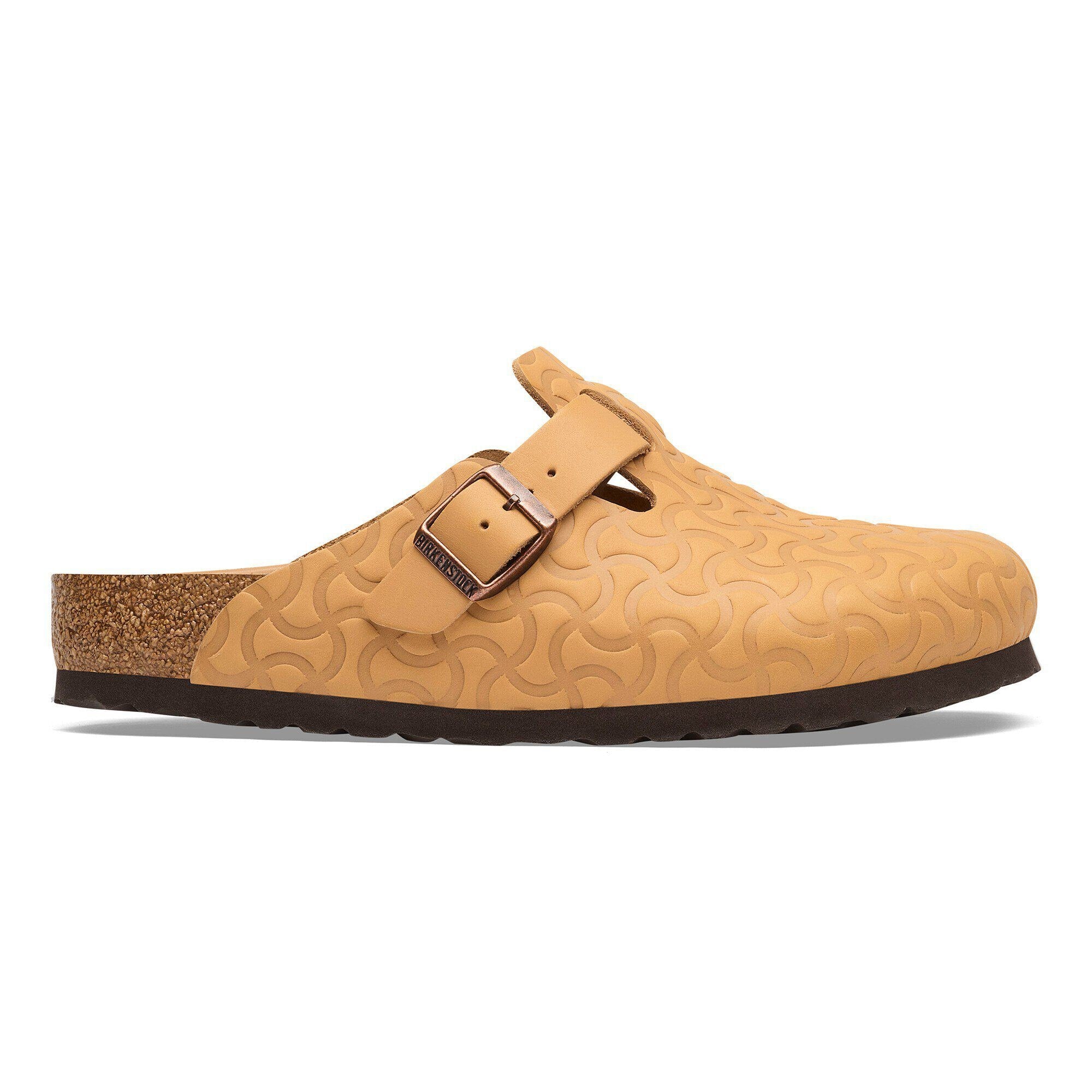 Boston Natural Leather Embossed