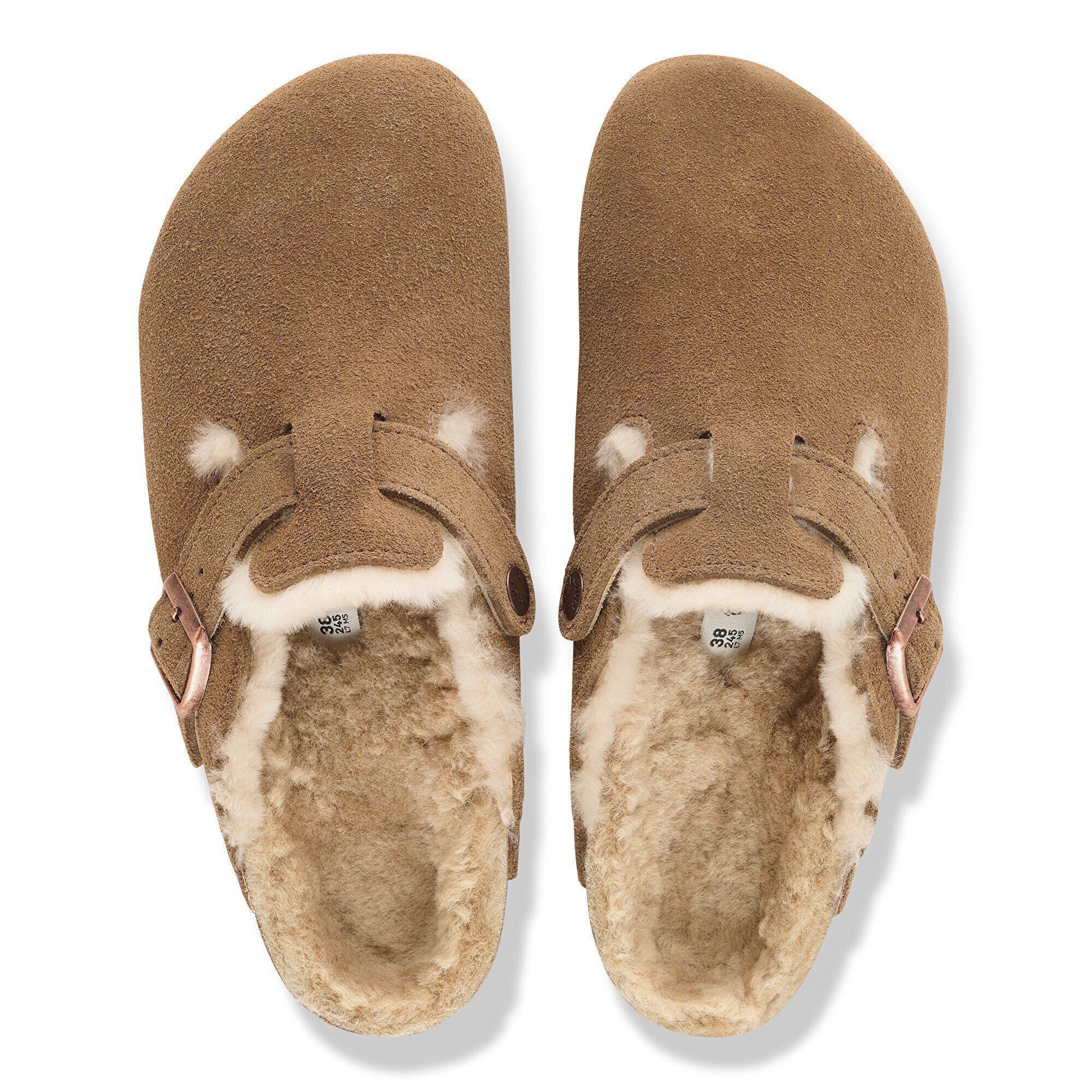 Boston Shearling Suede Leather
