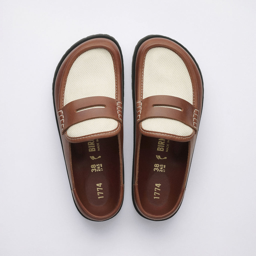 1774 Naples Canvas Natural Leather Oiled