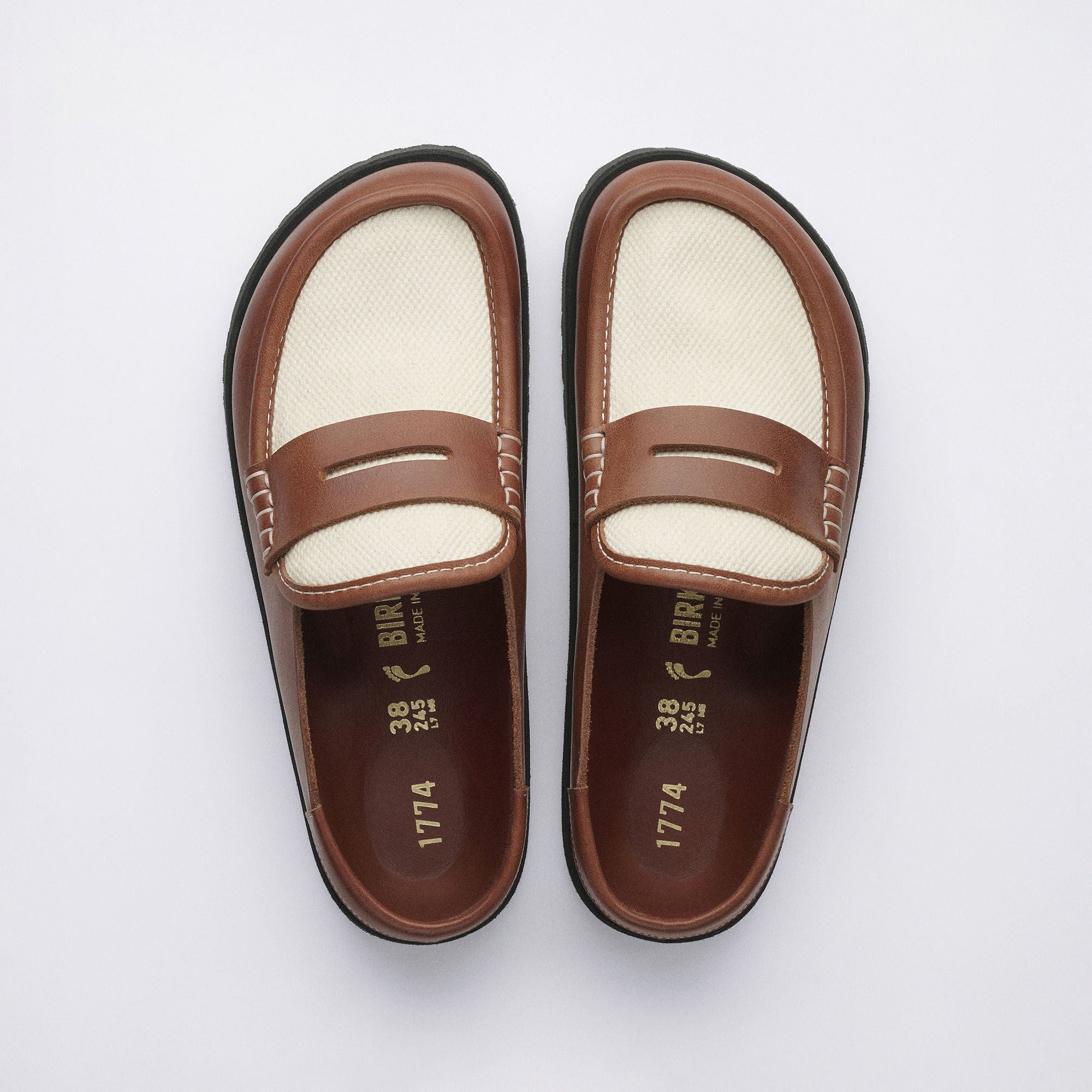 1774 Naples Canvas Natural Leather Oiled
