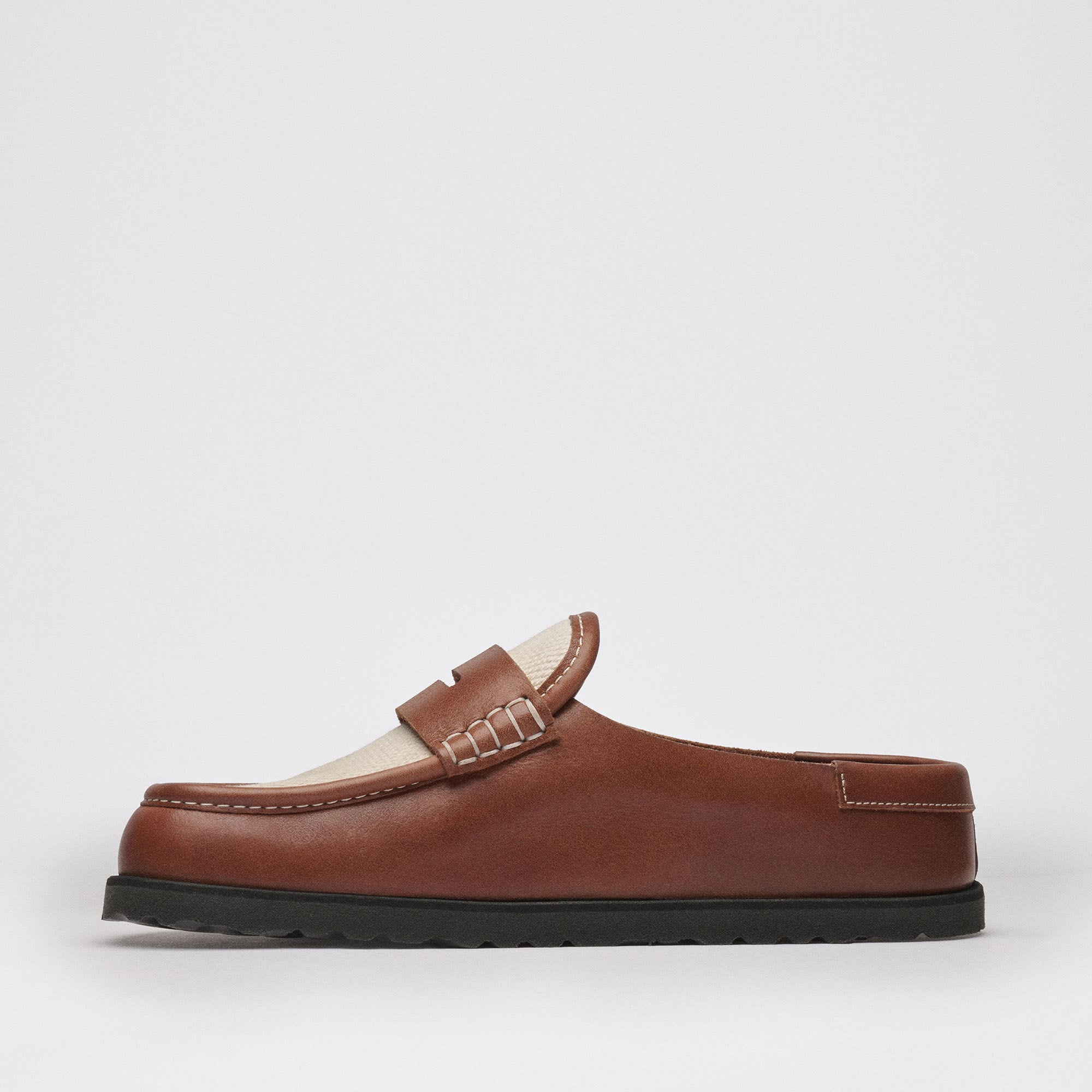 1774 Naples Canvas Natural Leather Oiled