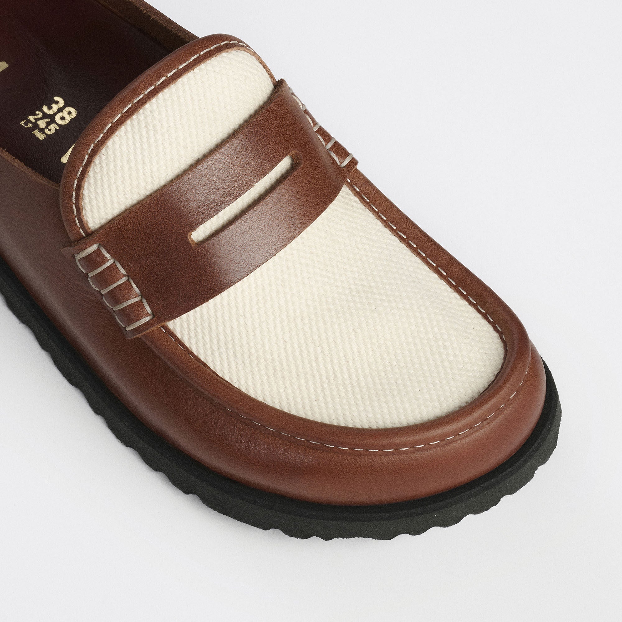 1774 Naples Canvas Natural Leather Oiled