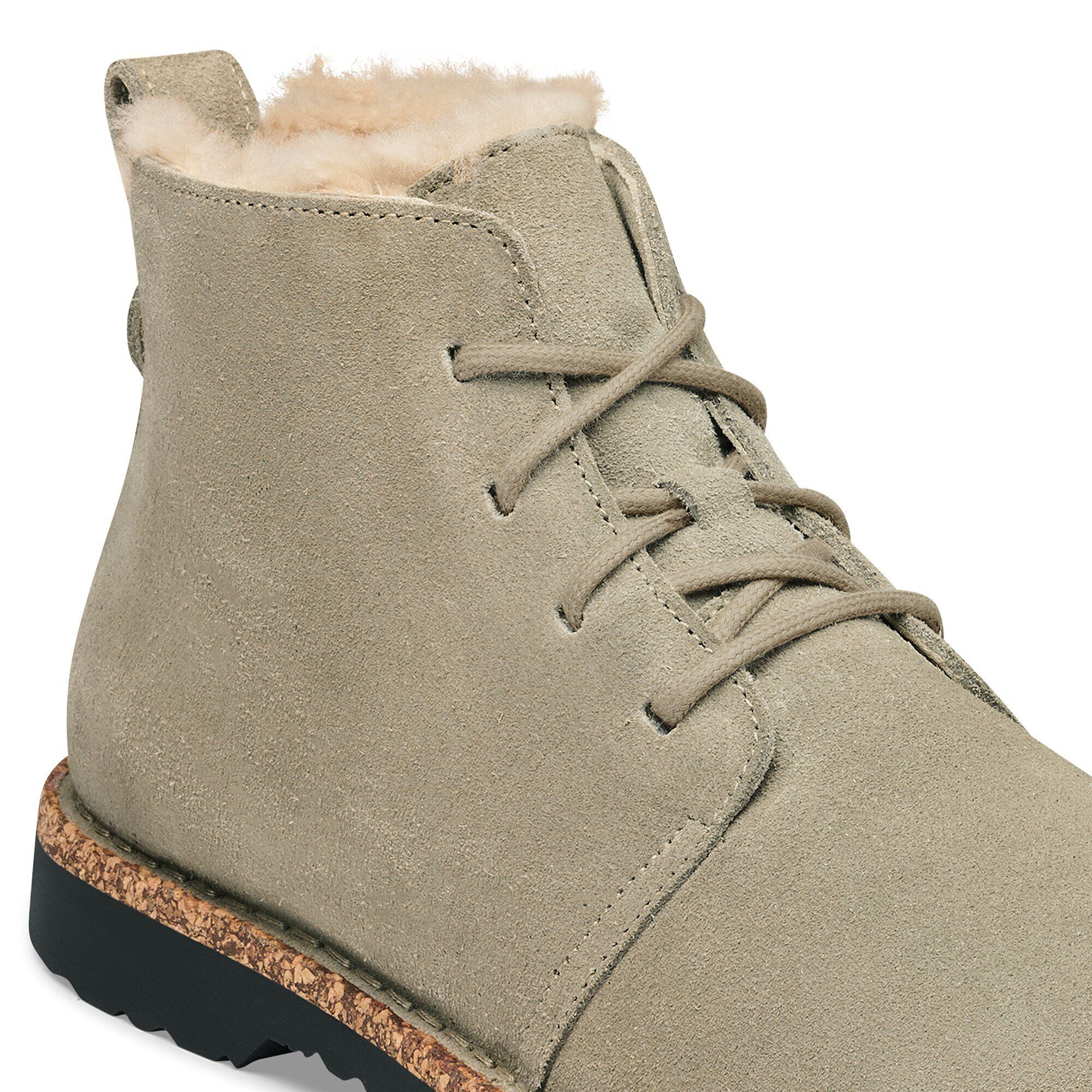 Uppsala Mid Shearling Suede Leather