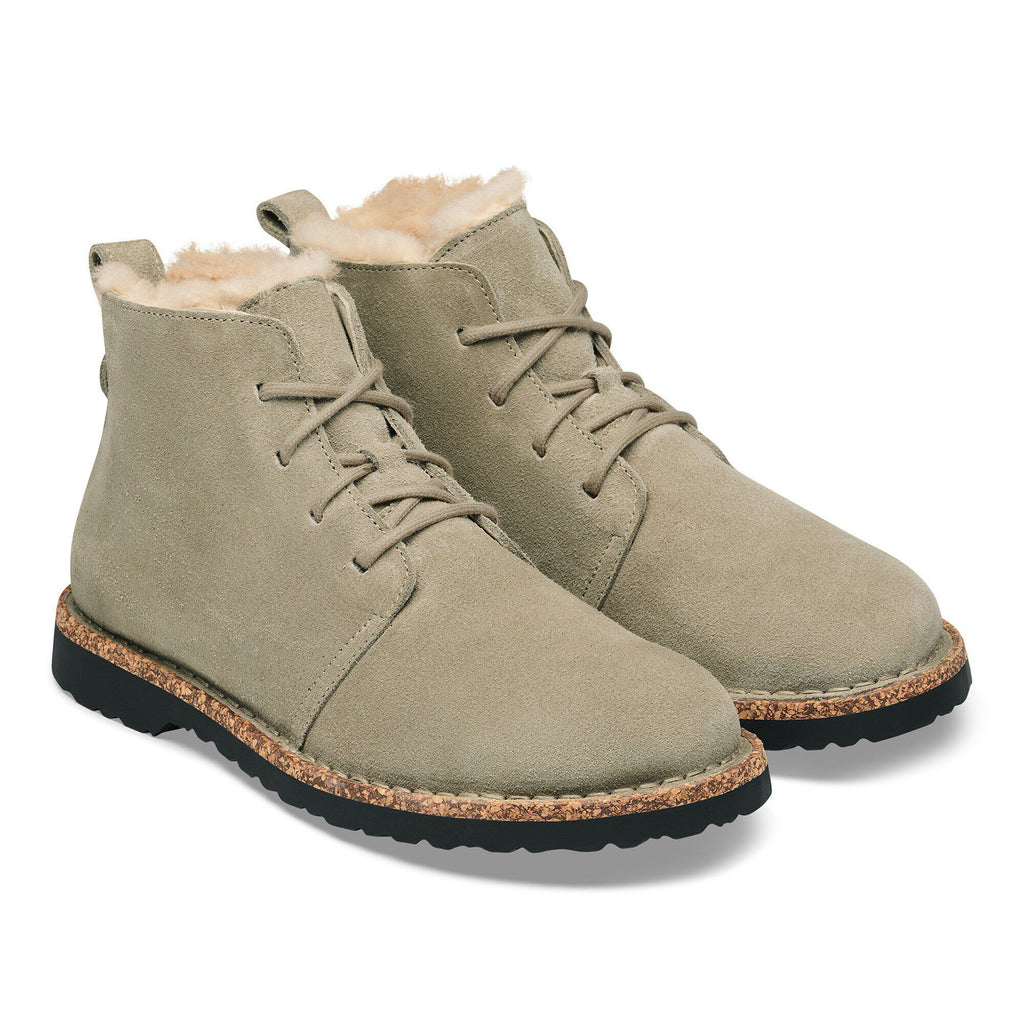 Uppsala Mid Shearling Suede Leather