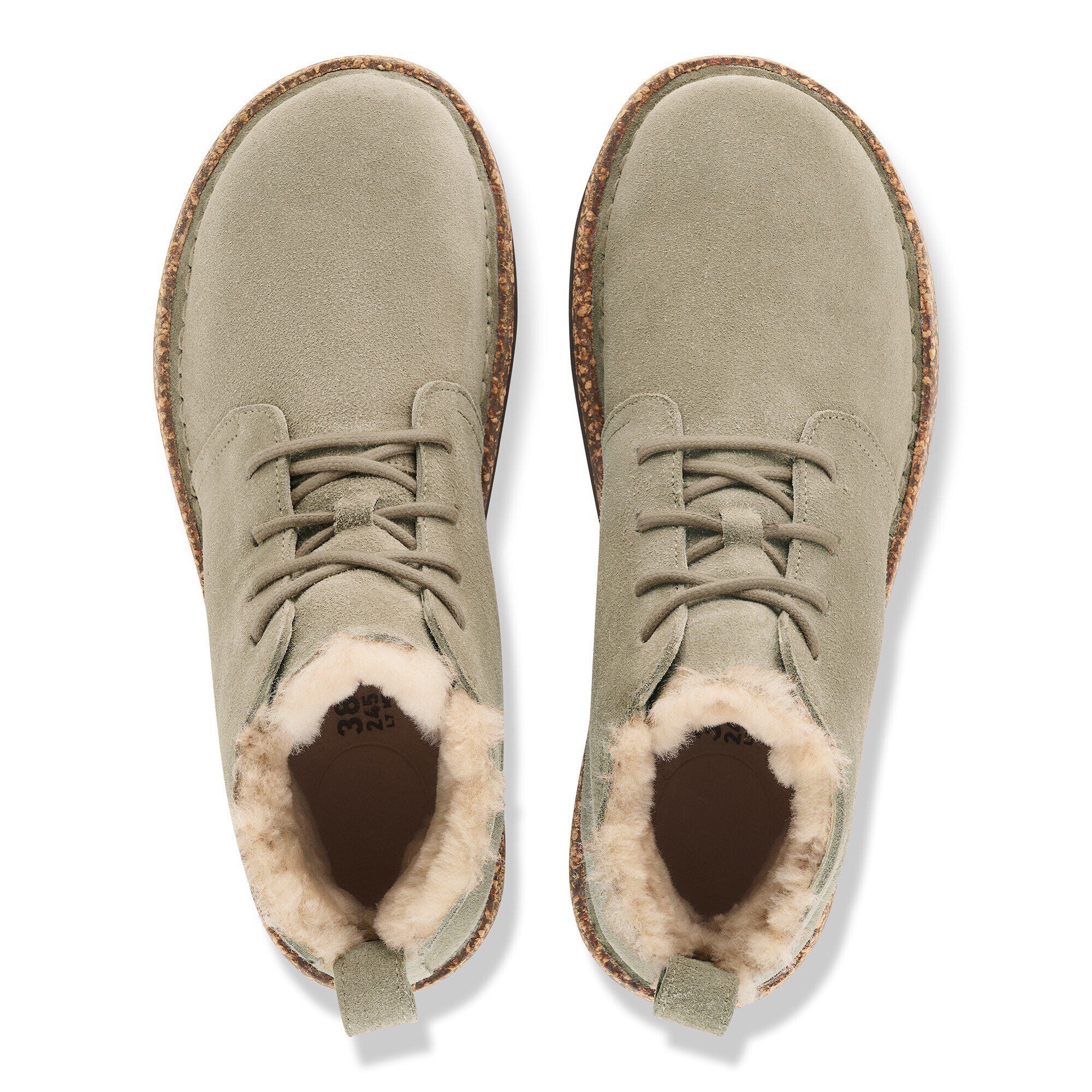 Uppsala Mid Shearling Suede Leather