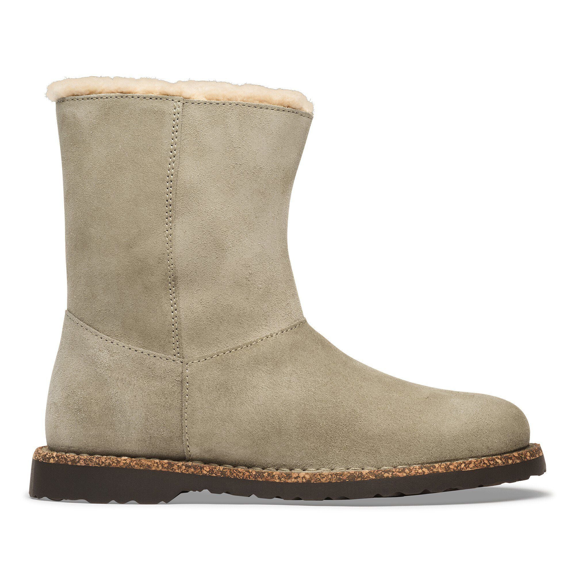 Uppsala Zip Shearling Suede Leather