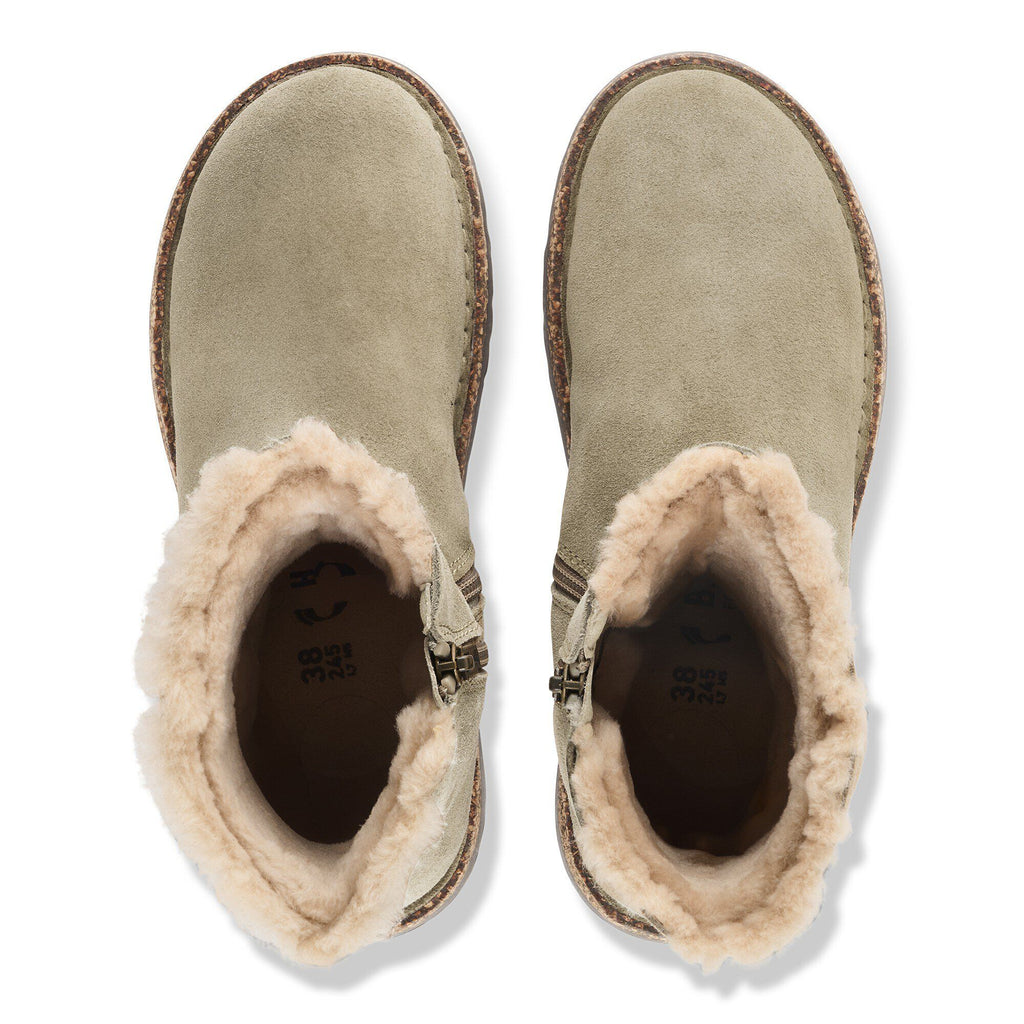 Uppsala Zip Shearling Suede Leather