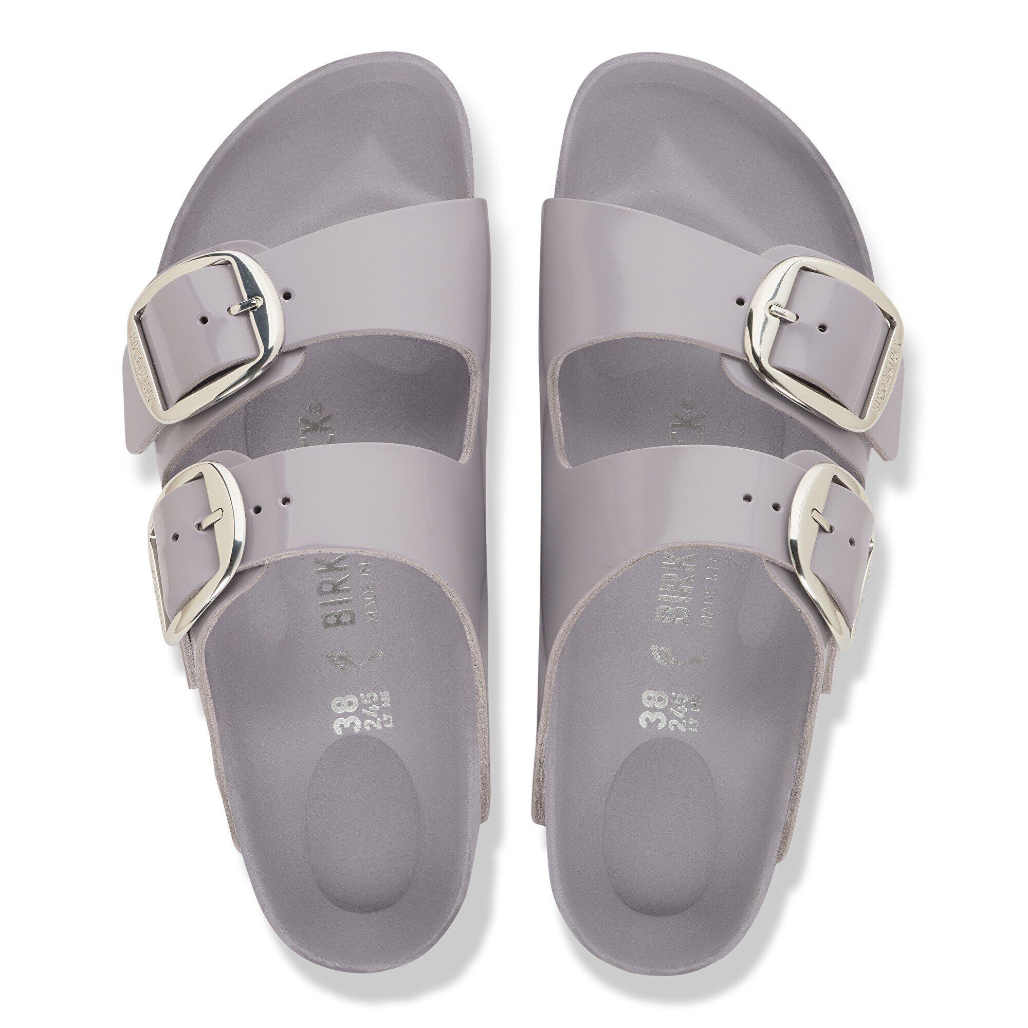 Arizona Big Buckle Natural Leather Patent