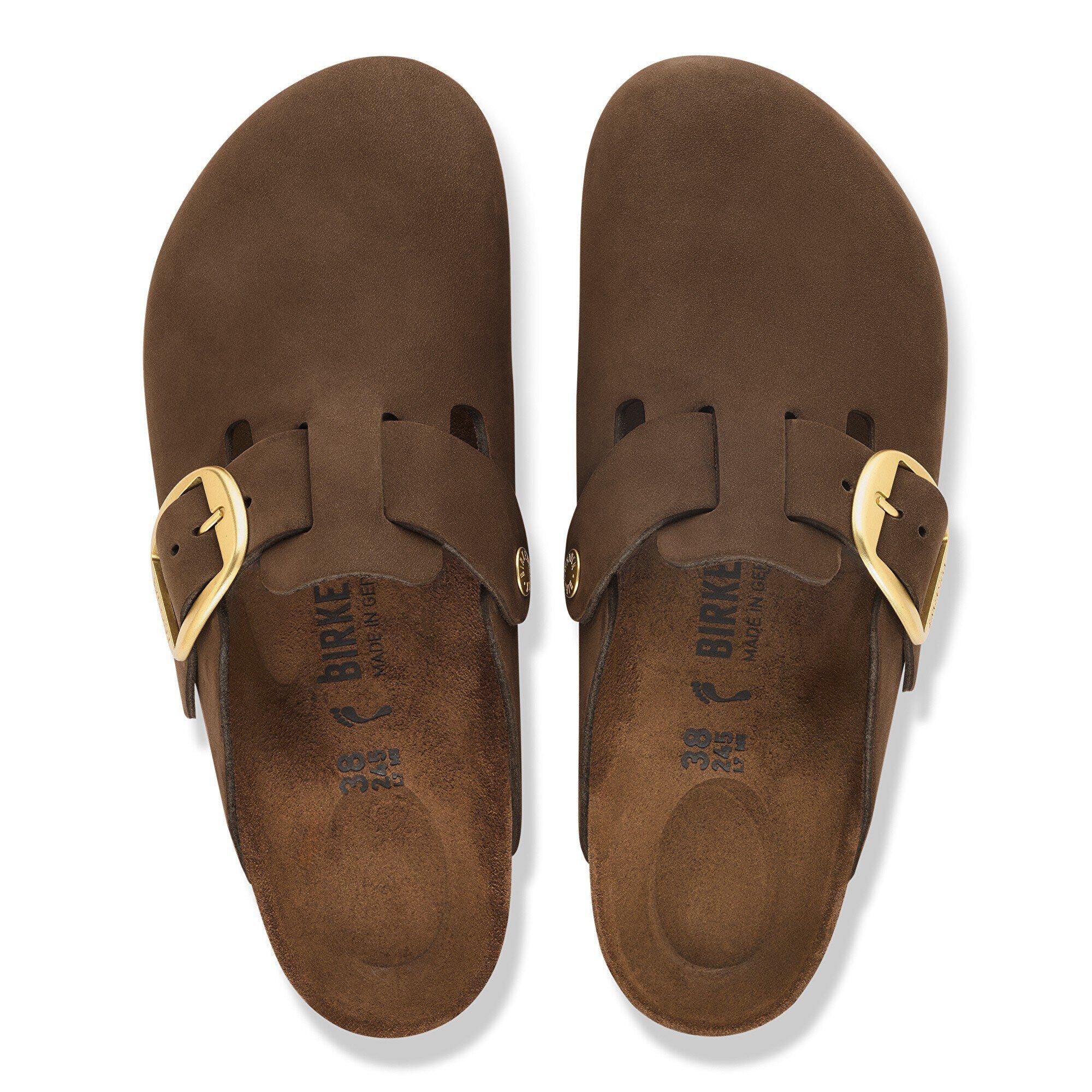 Boston Big Buckle Nubuck Leather