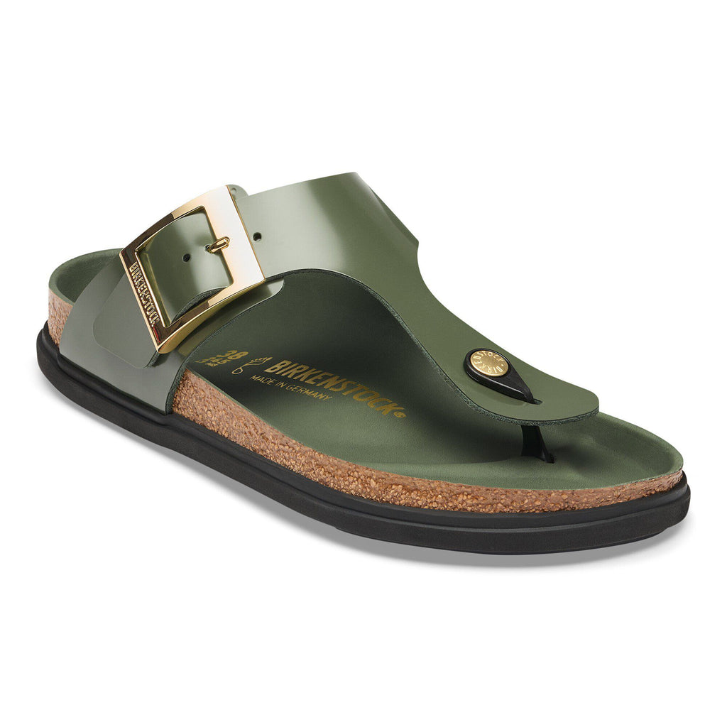 Gizeh Droplet Buckle Natural Leather Patent
