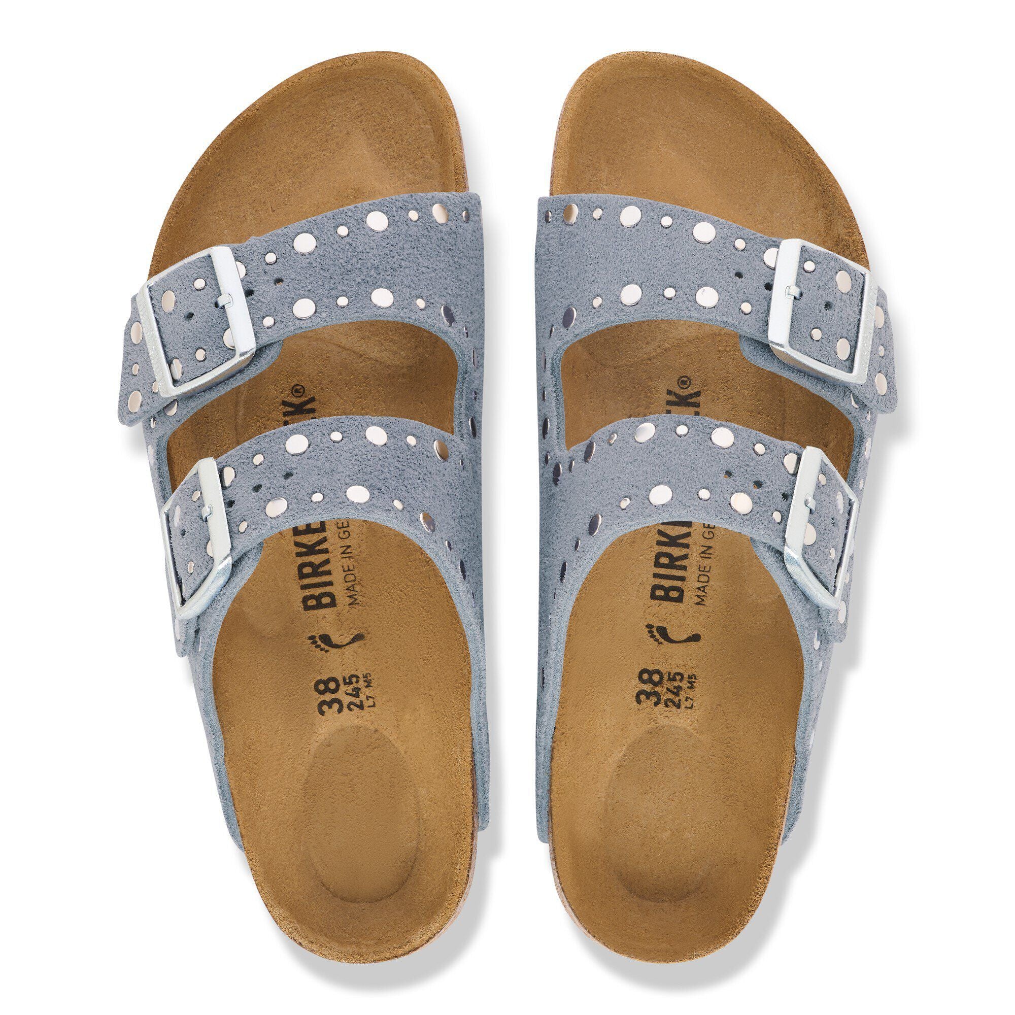 Arizona Rivet Suede Leather