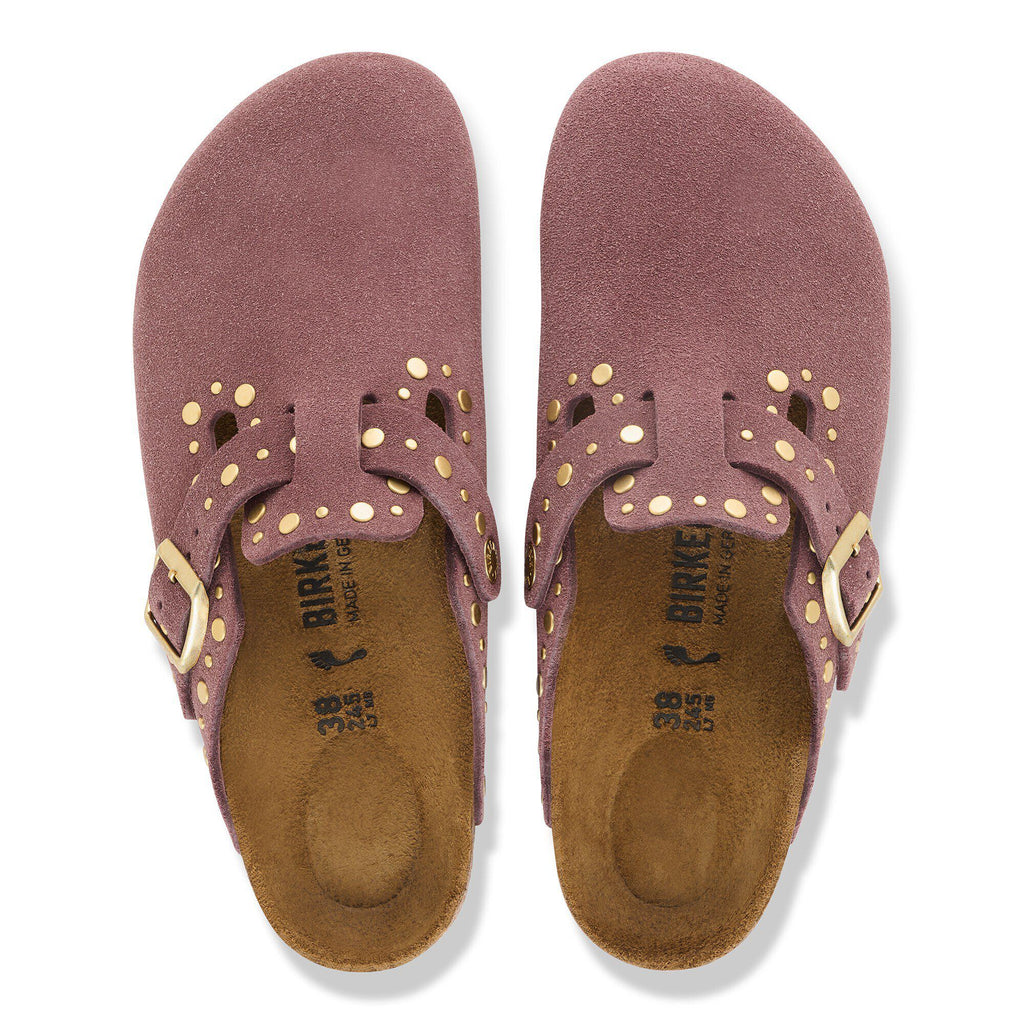 Boston Rivet Suede Leather