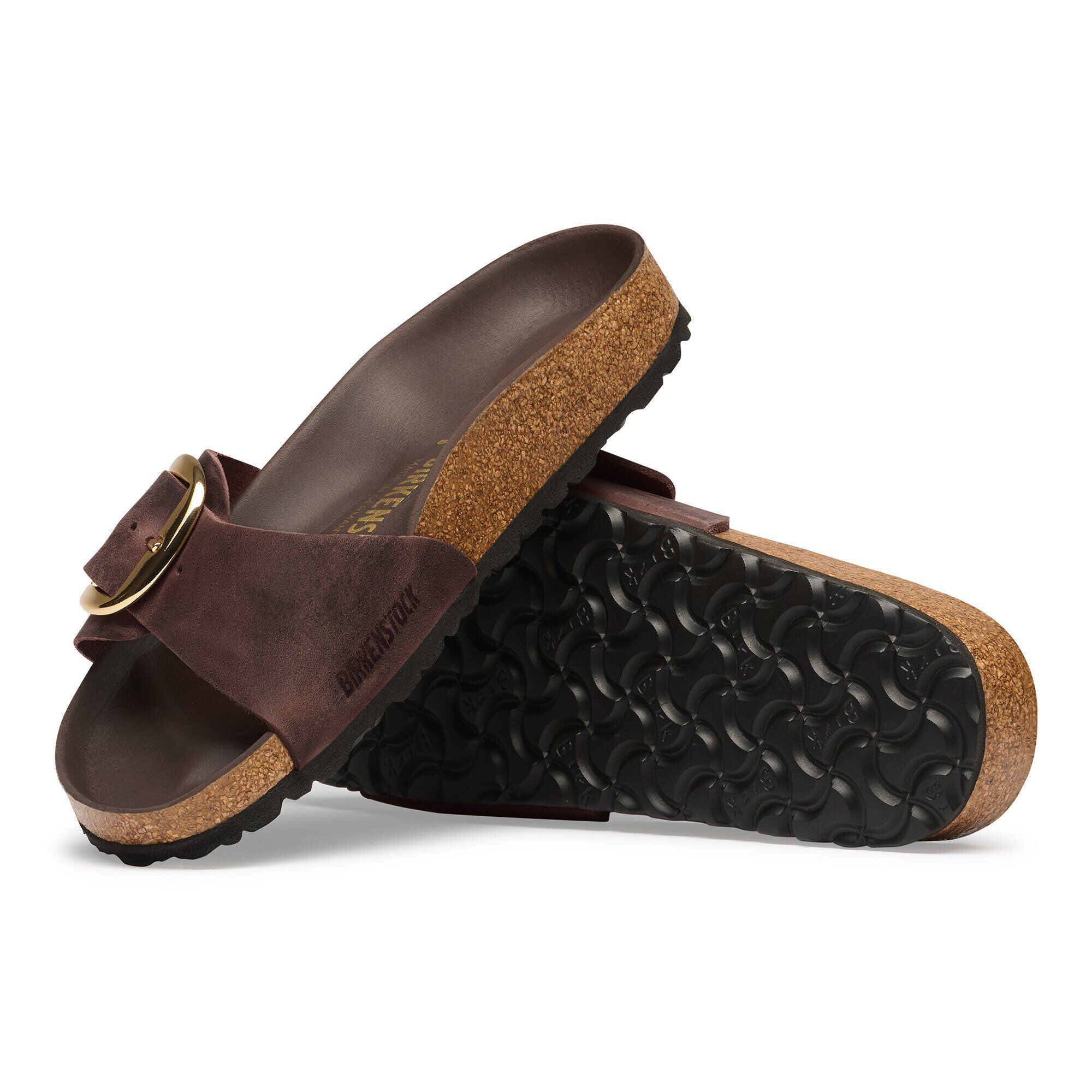 Madrid Big Buckle Natural Leather Oiled
