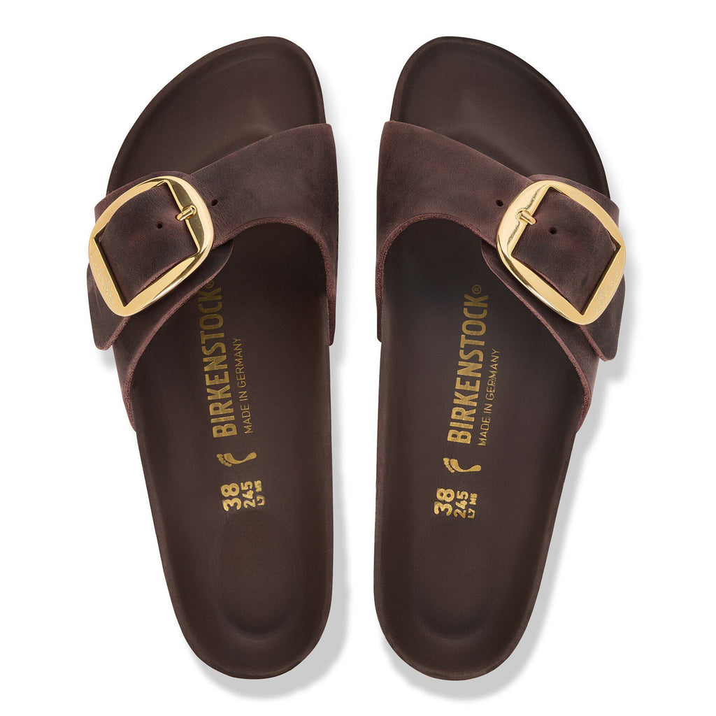Madrid Big Buckle Natural Leather Oiled