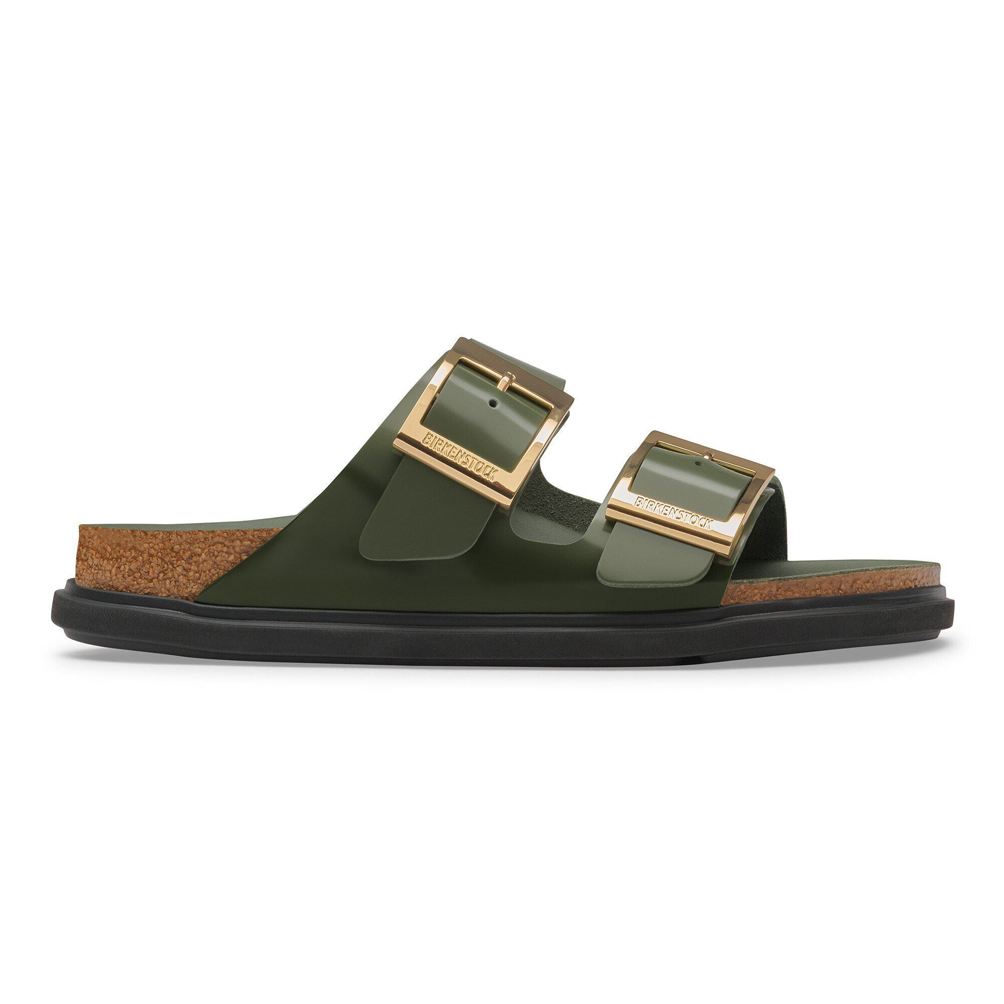 Arizona Droplet Buckle Natural Leather Patent