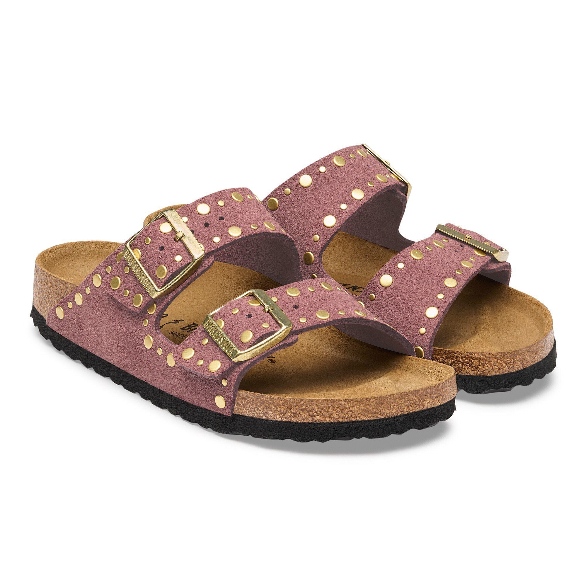 Arizona Rivet Suede Leather