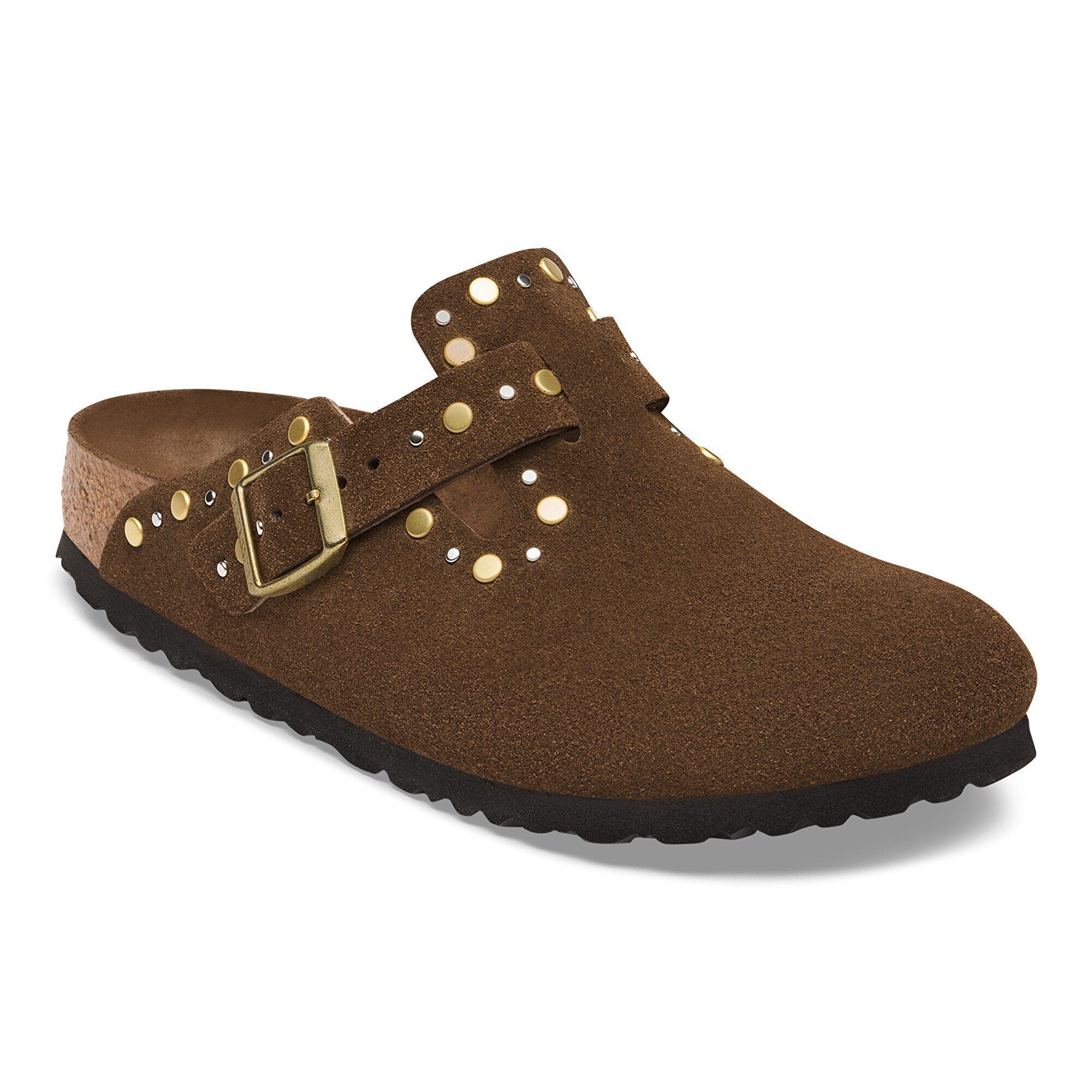 Boston Rivet Suede Leather