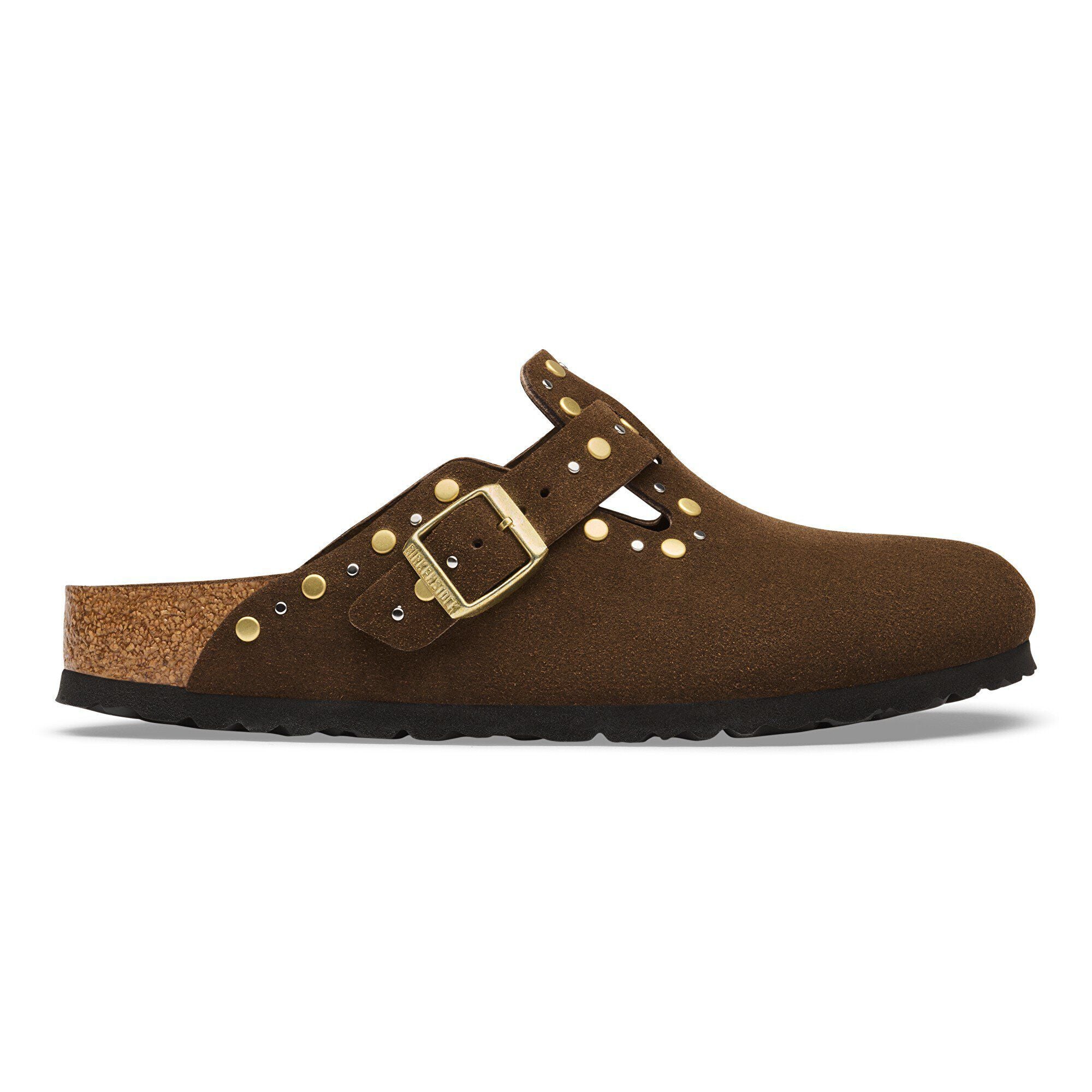 Boston Rivet Suede Leather