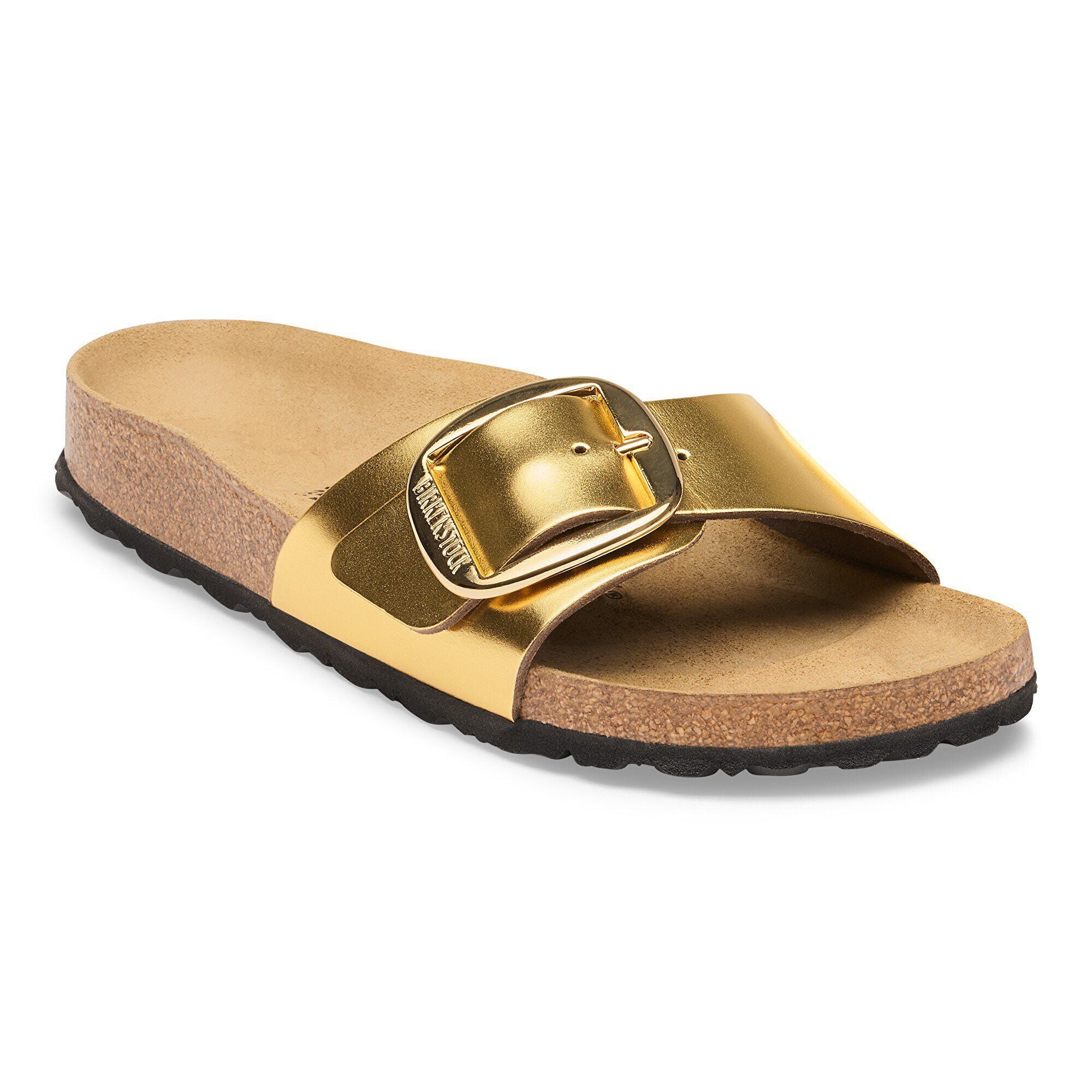Madrid Big Buckle Natural Leather