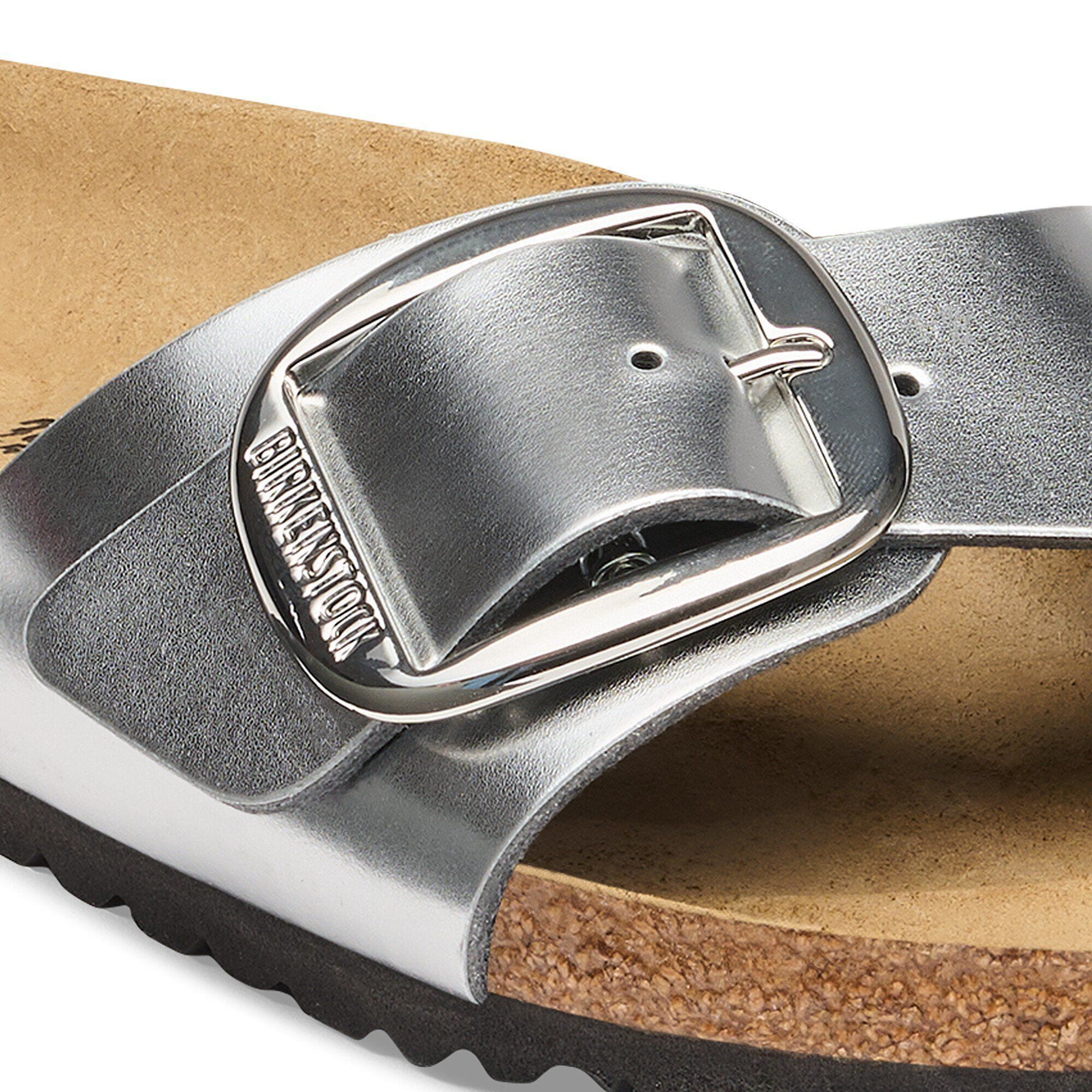Madrid Big Buckle Natural Leather
