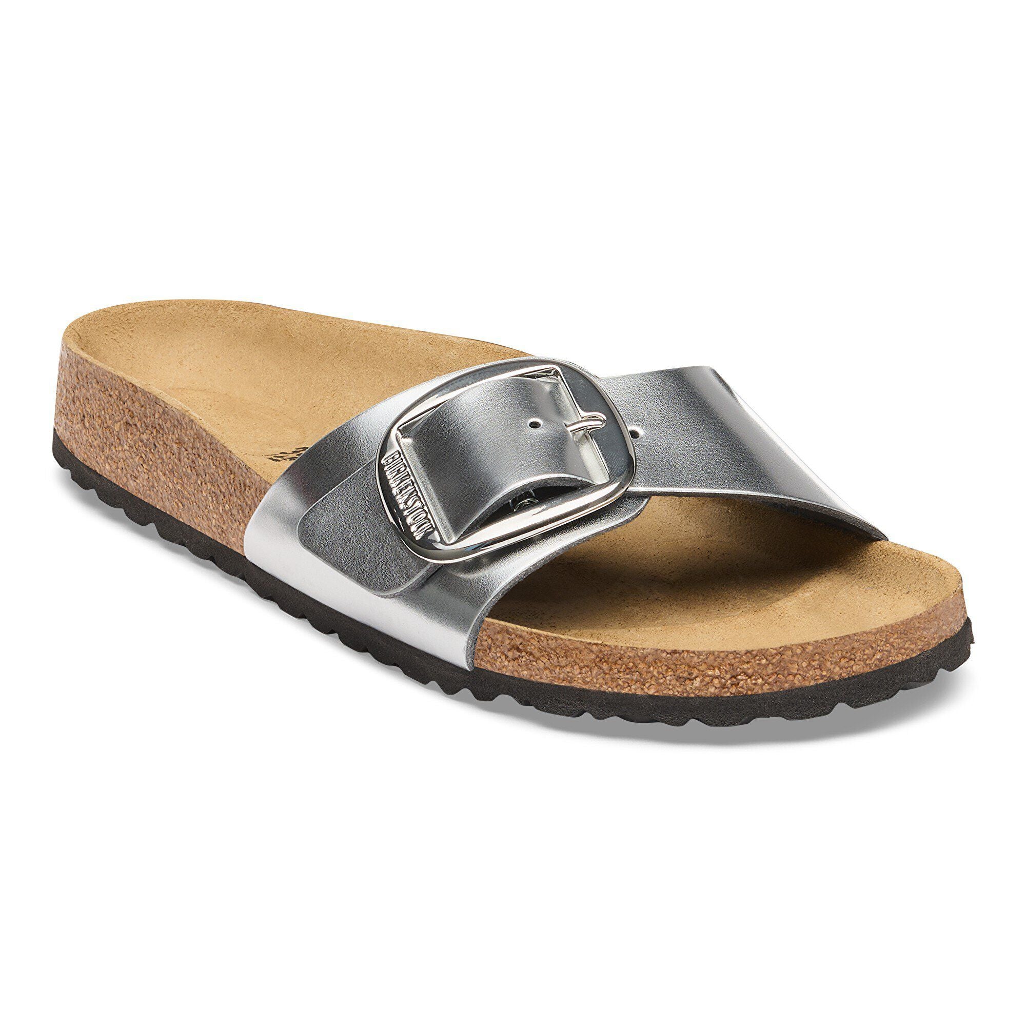 Madrid Big Buckle Natural Leather