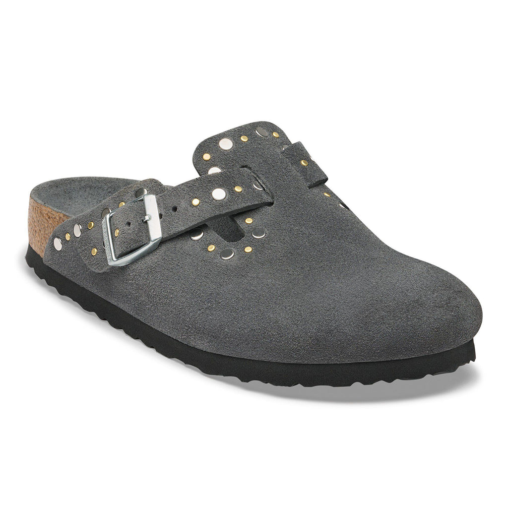 Boston Rivet Suede Leather