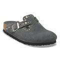 Boston Rivet Suede Leather