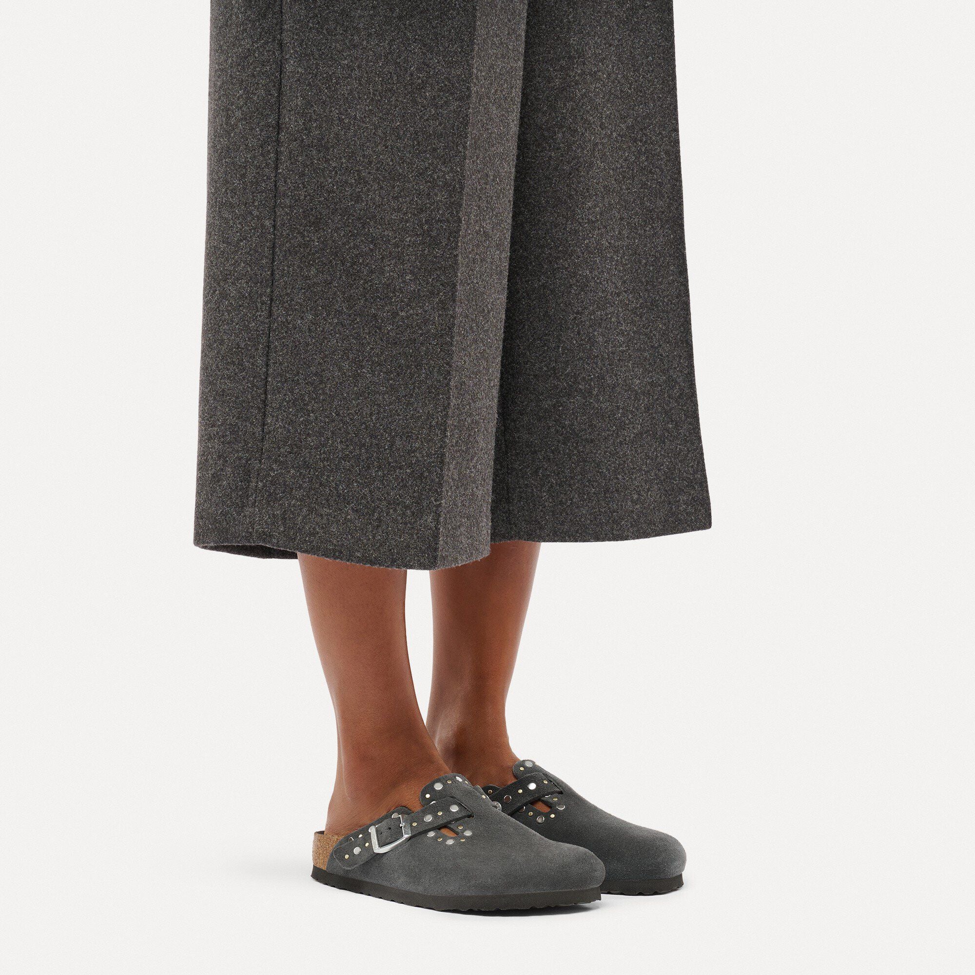 Boston Rivet Suede Leather
