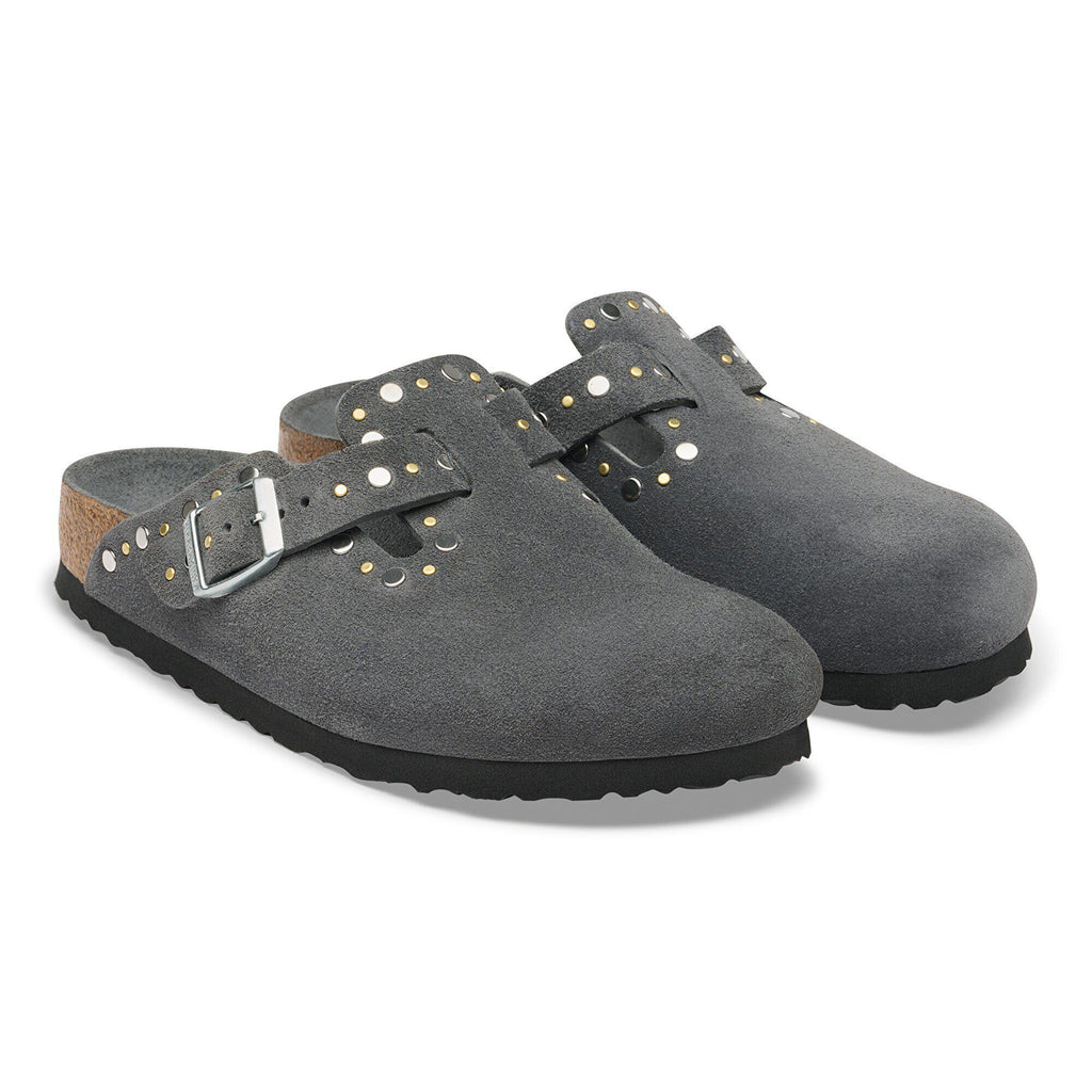 Boston Rivet Suede Leather