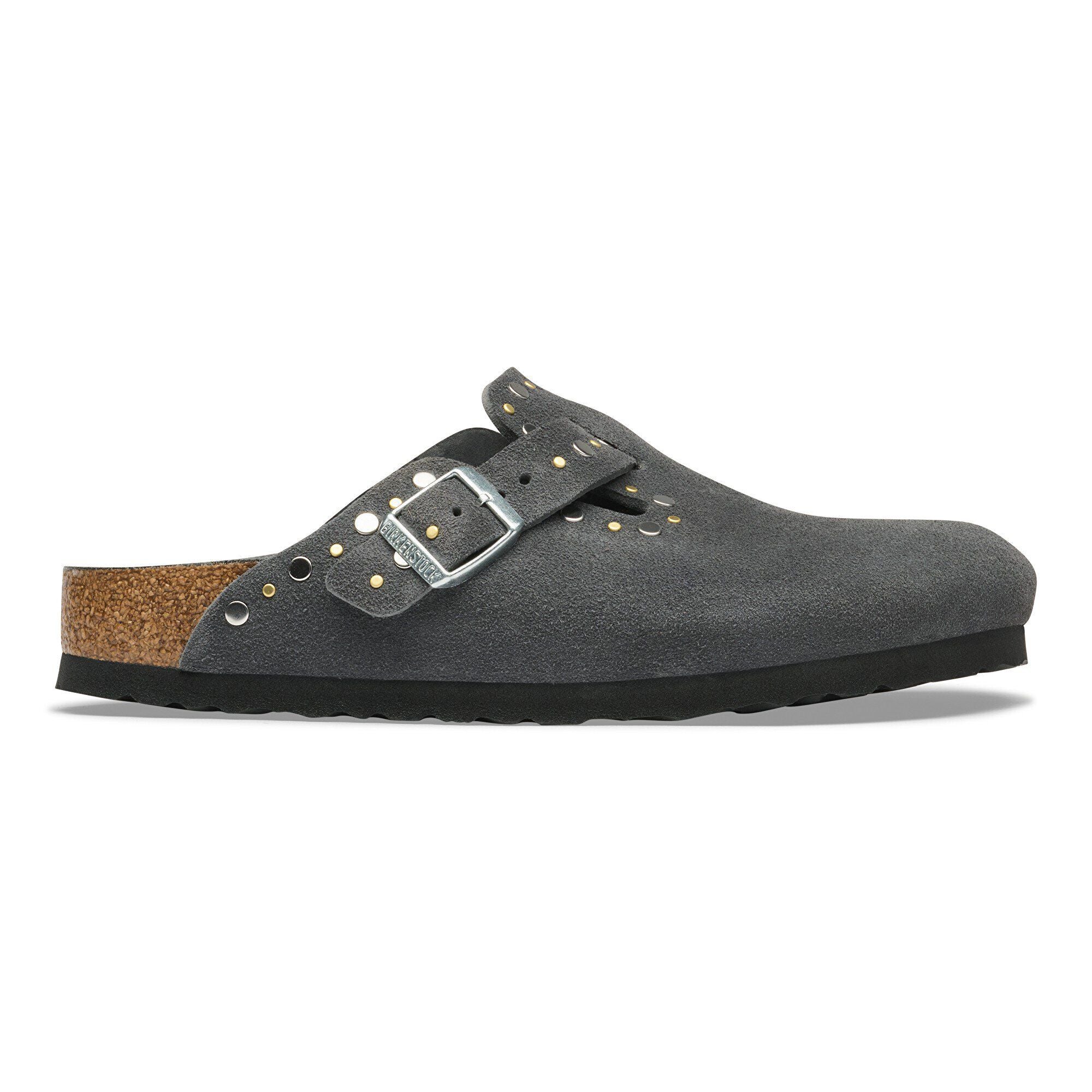 Boston Rivet Suede Leather