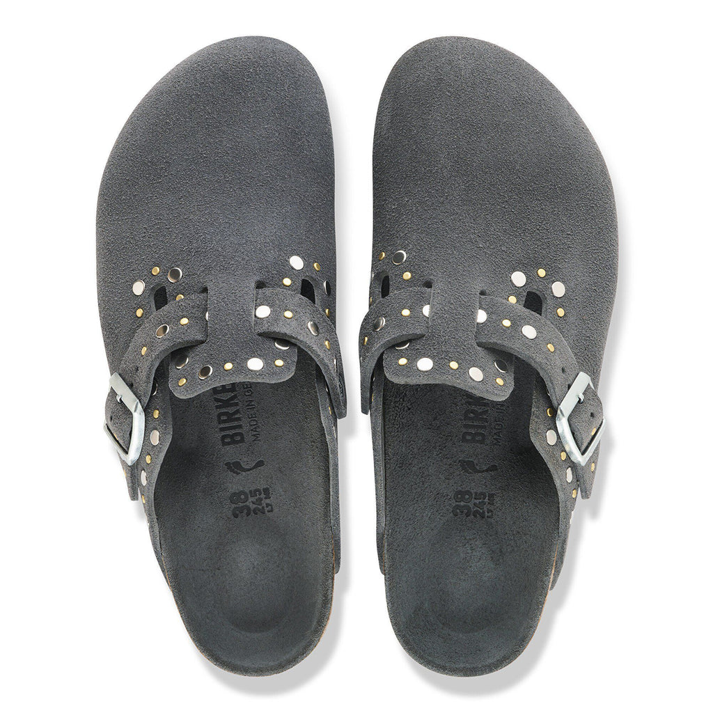 Boston Rivet Suede Leather