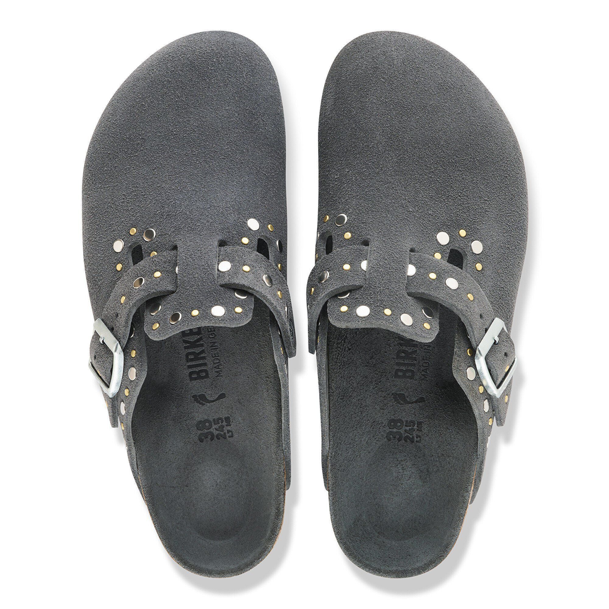 Boston Rivet Suede Leather