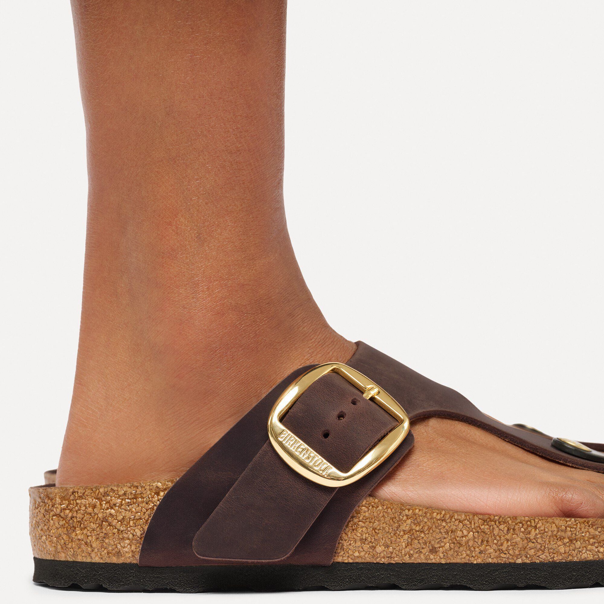 Gizeh Big Buckle Natural Leather Oiled